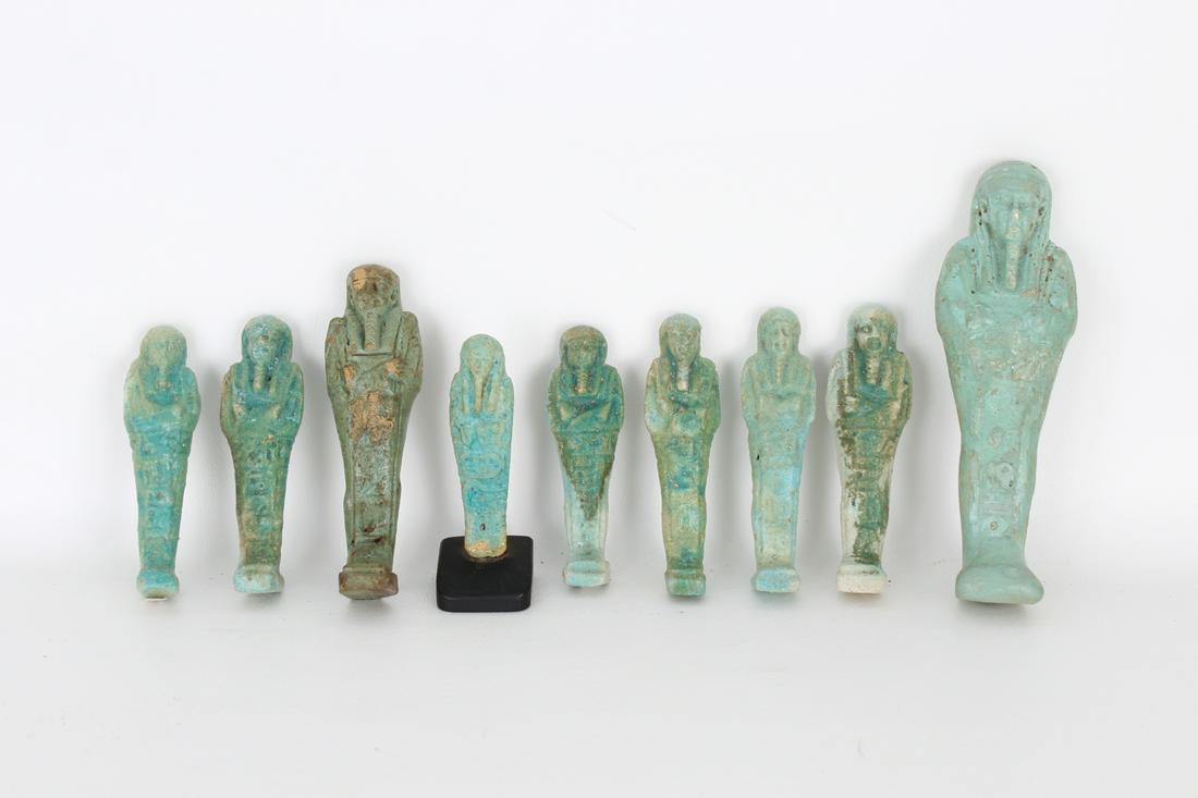 (9) Egyptian Ushabti Figures (1 of 4)
