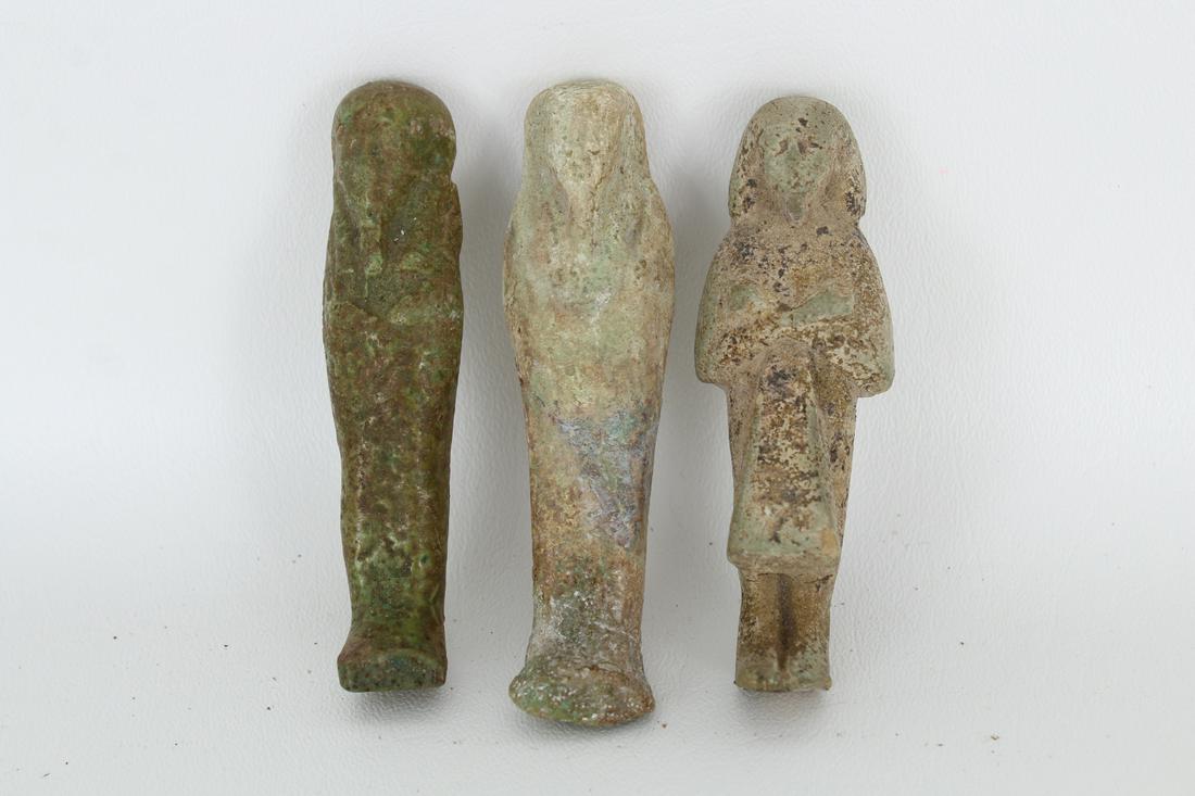 (3) Egyptian Ushabti Figures (1 of 3)