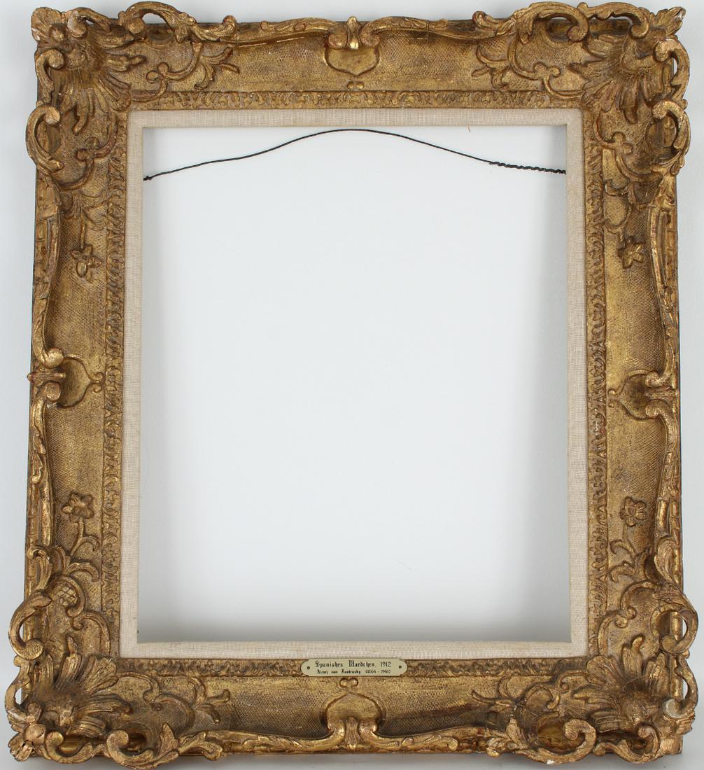 Antique Hand Carved/Gesso/Gilded Wood Frame (1 of 3)