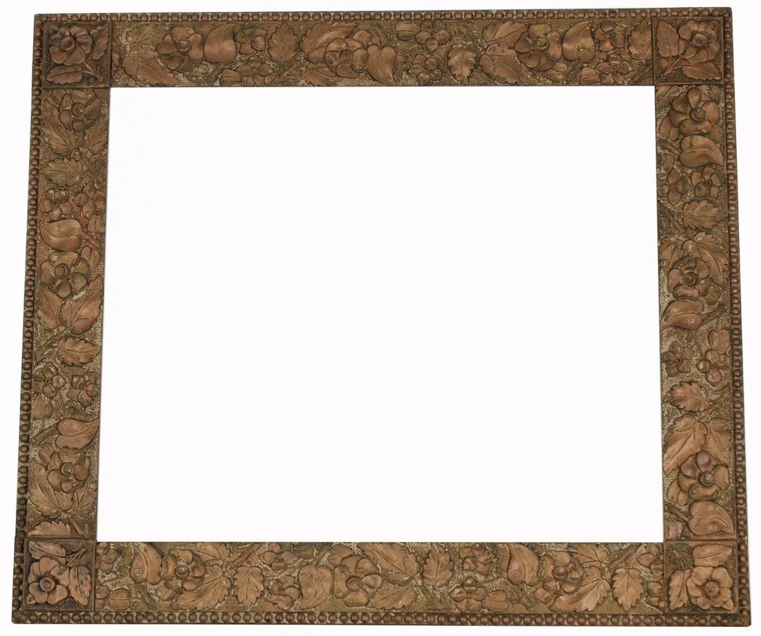 19th C. Carved/Applied Decoration/Gilded Frame (1 of 3)