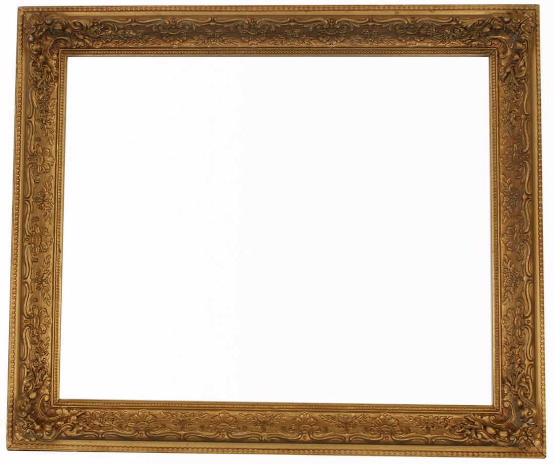 20th C. Carved/Applied Decoration/Gilt Wood Frame (1 of 3)
