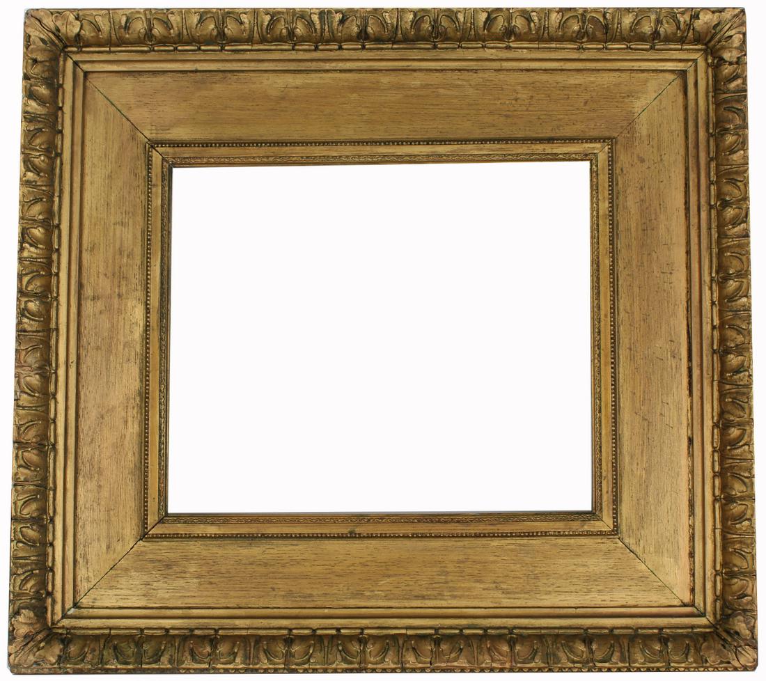 19th C. Carved/Applied Decoration/Gilt Wood Frame (1 of 3)