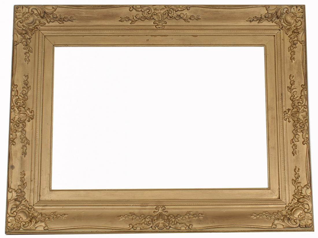 19th C. Carved/Applied Decoration/Gilt Wood Frame (1 of 3)