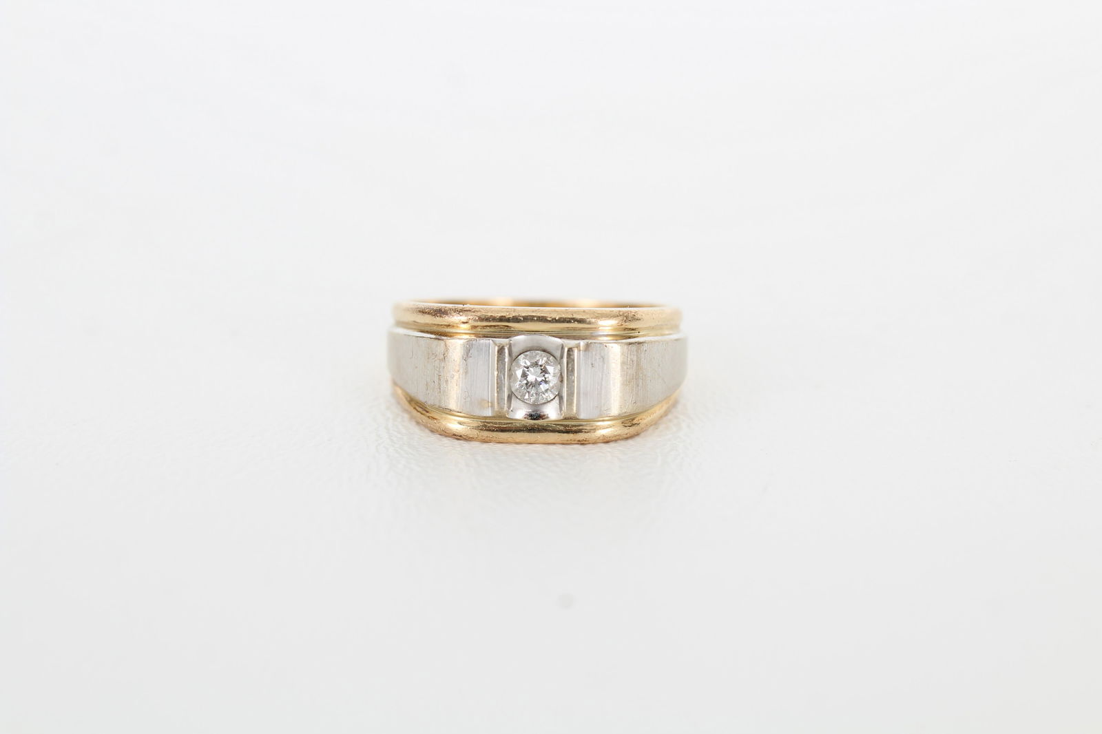 14K Gold & Diamond Men's Ring (1 of 5)