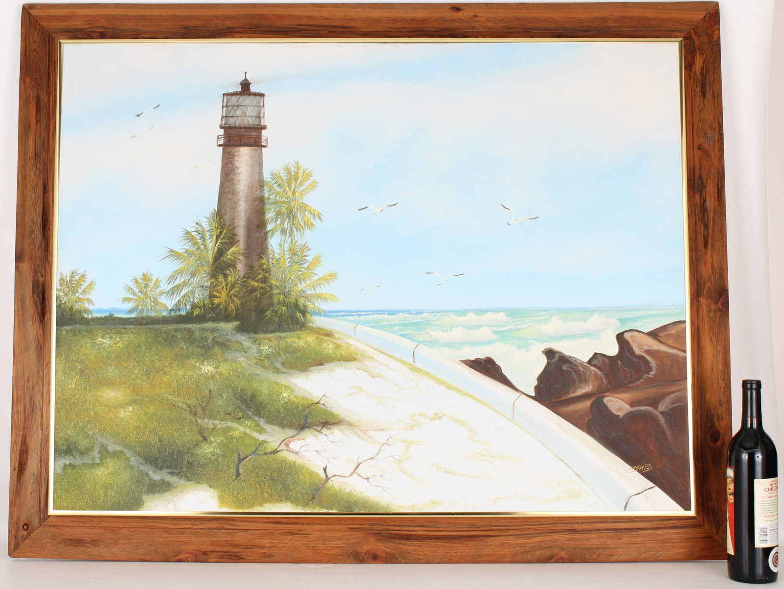 Johnny Daniels (1954 - 2009) Highwaymen Painting: Johnny Daniels (1954 - 2009) FL Highwaymen Painting. Signed lower right. Oil on Canvas. Sight Size: 30 x 40 in. Overall Framed Size: 36 x 46 in.