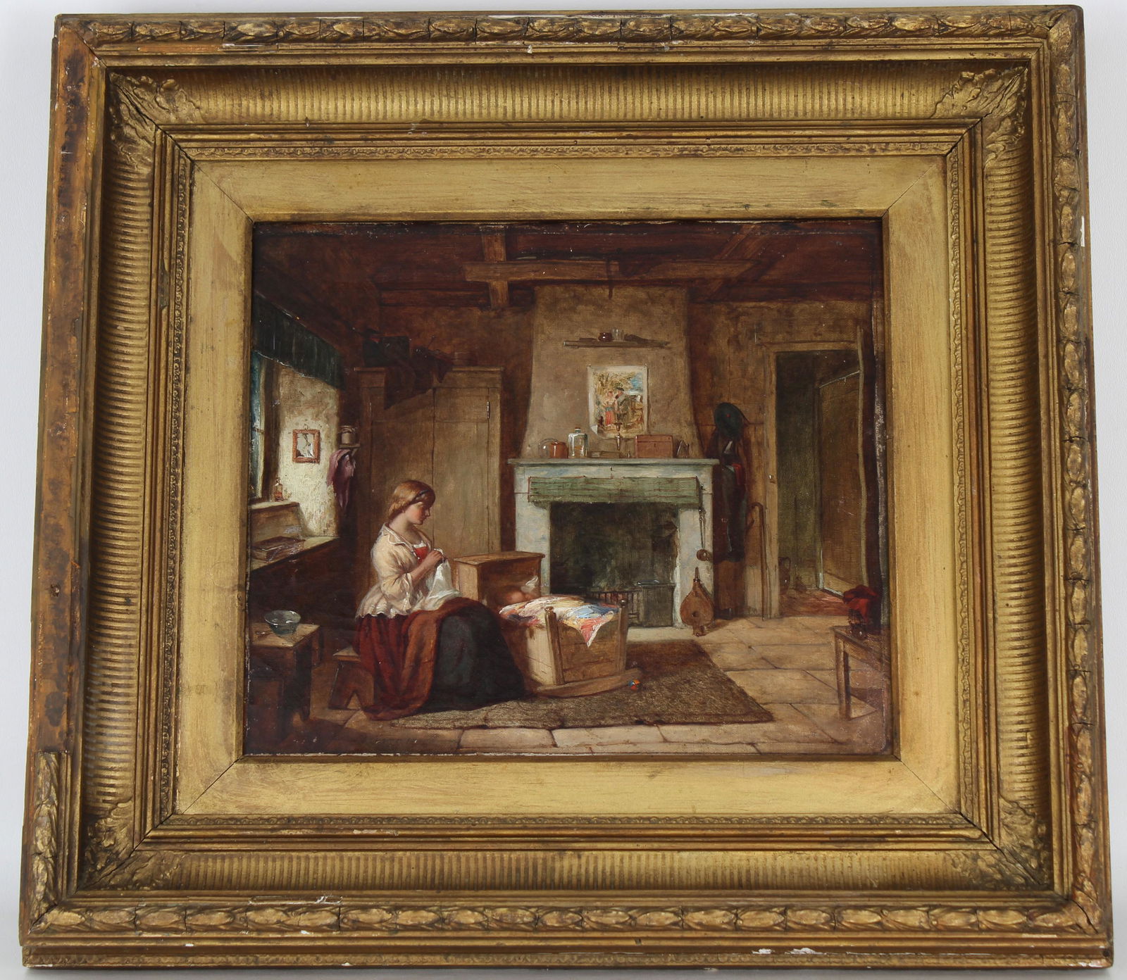 19th C. Interior Scene (1 of 3)