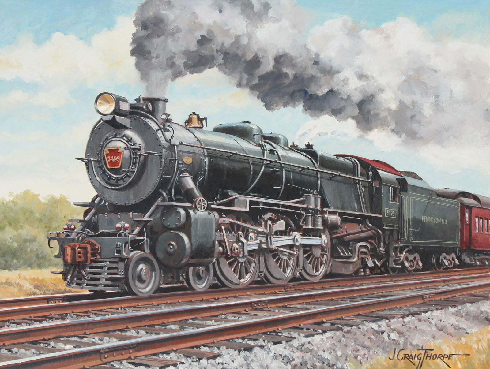 J. Craig Thorpe (B. 1948) Pennsylvania Railroad K4 (1 of 5)