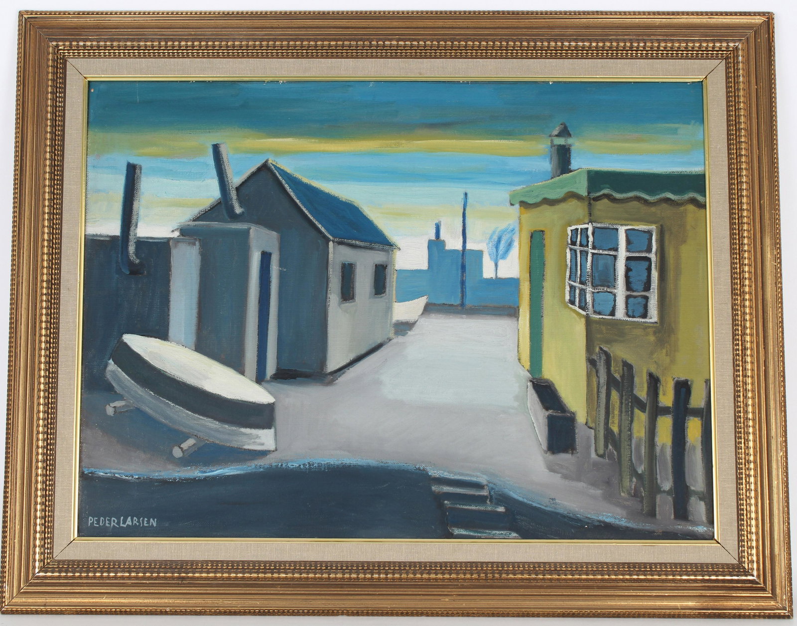 Peder Larsen (1898 - 1956): Peder Larsen (1898 - 1956) Signed lower left. Oil on Canvas. Sight Size: 22 x 28 in. Overall Framed Size: 28.5 x 36 in.
