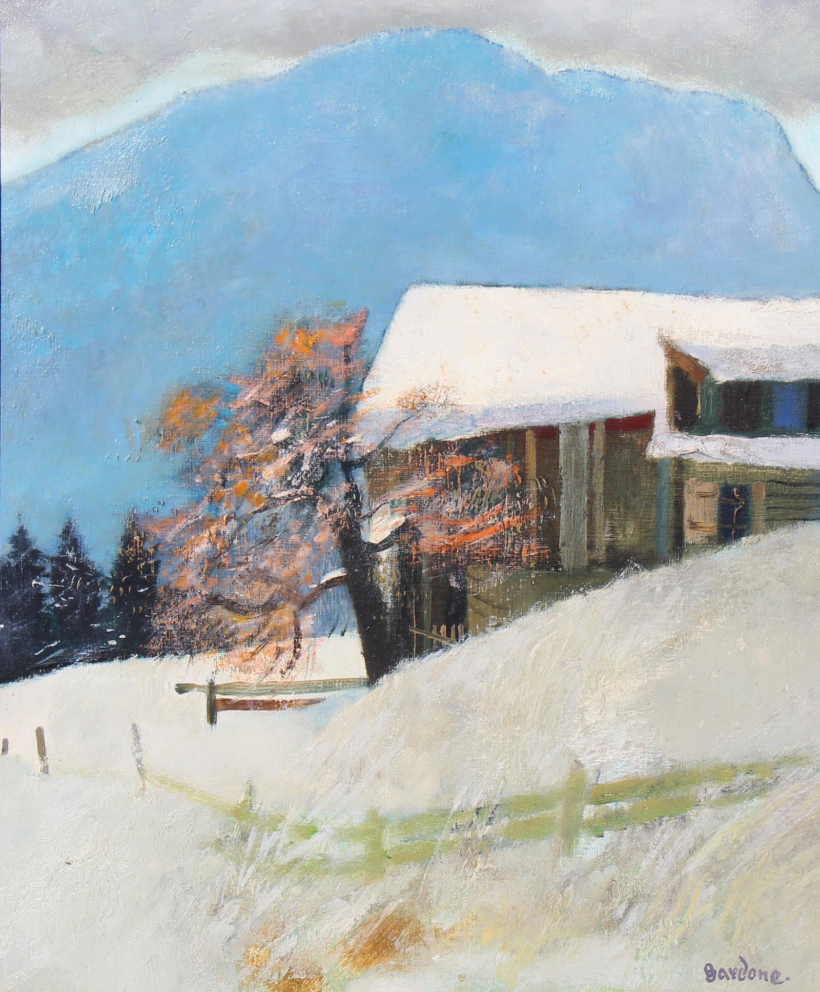 Guy Bardone (1927 - 2015) "Le Chaley Suisse" (1 of 7)