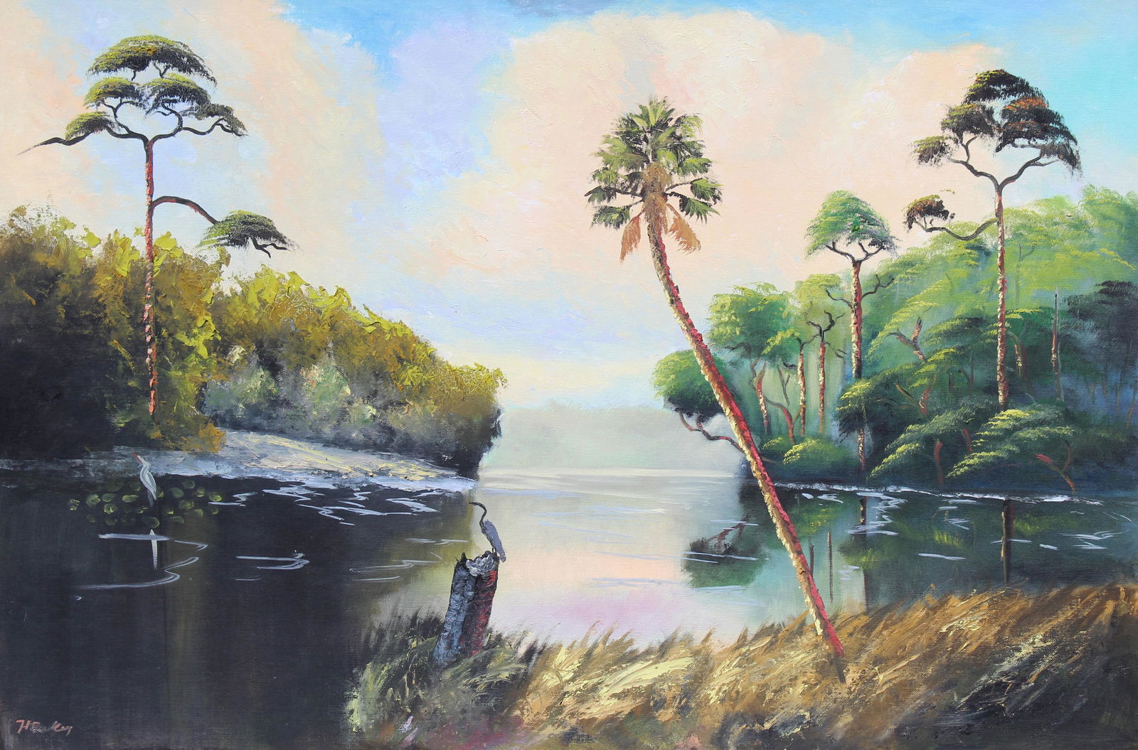 Hezekiah Baker (1940-2007) Florida Highwayman (1 of 6)