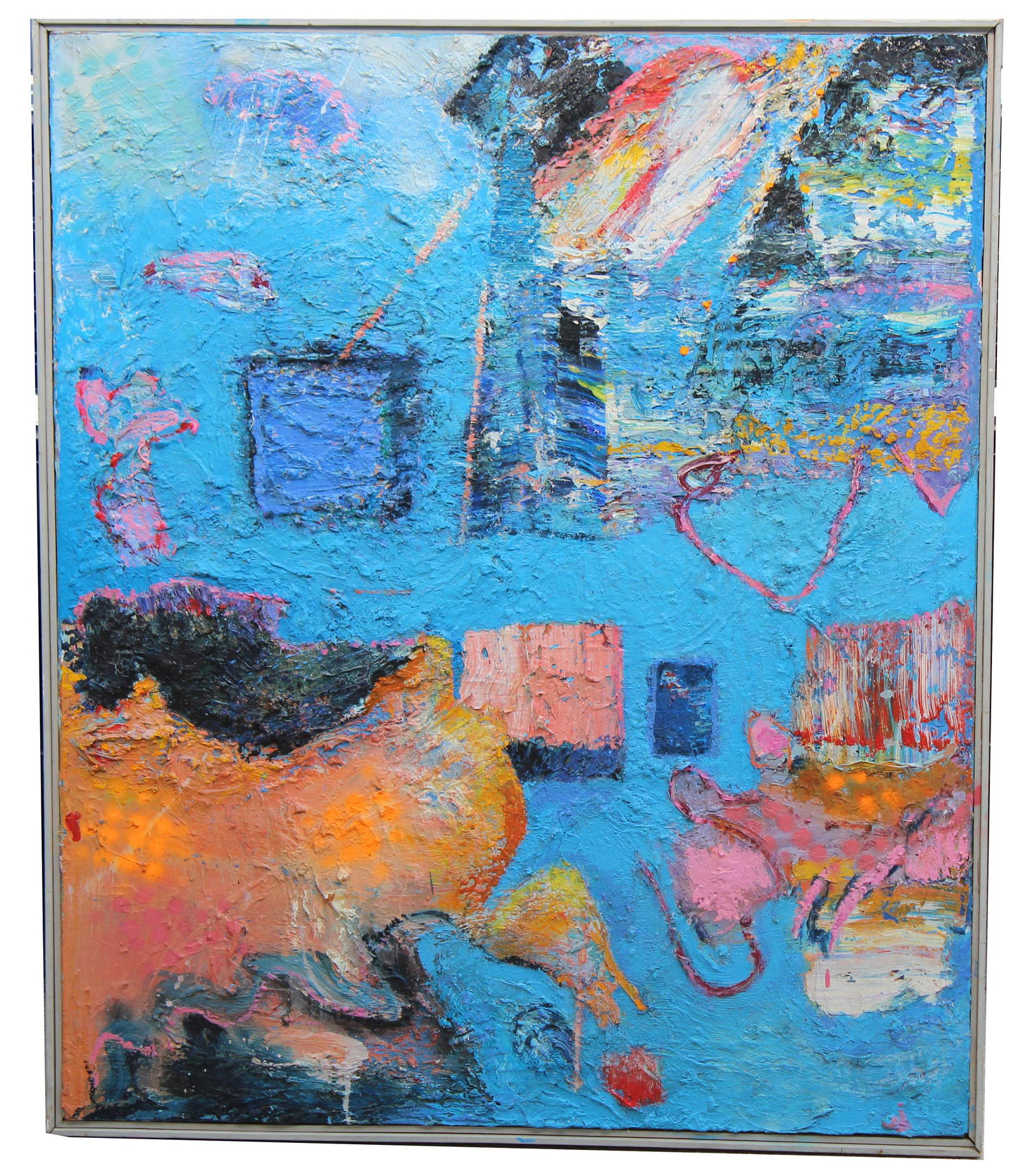 Thomas Koether (NY, FL b. 1940) "Harbor" (1 of 3)