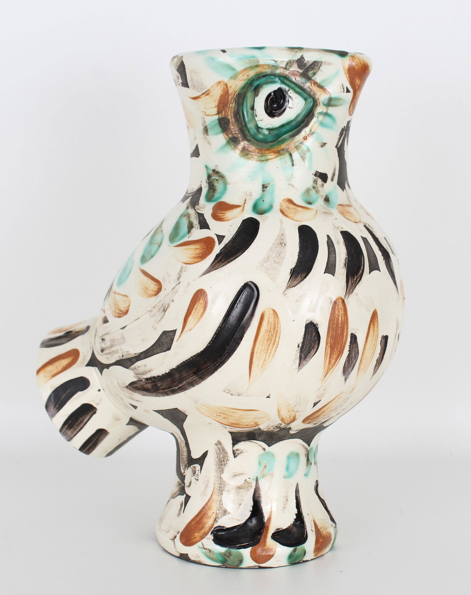Picasso, Madoura 'Wood Owl' Ceramic Pitcher (1 of 12)