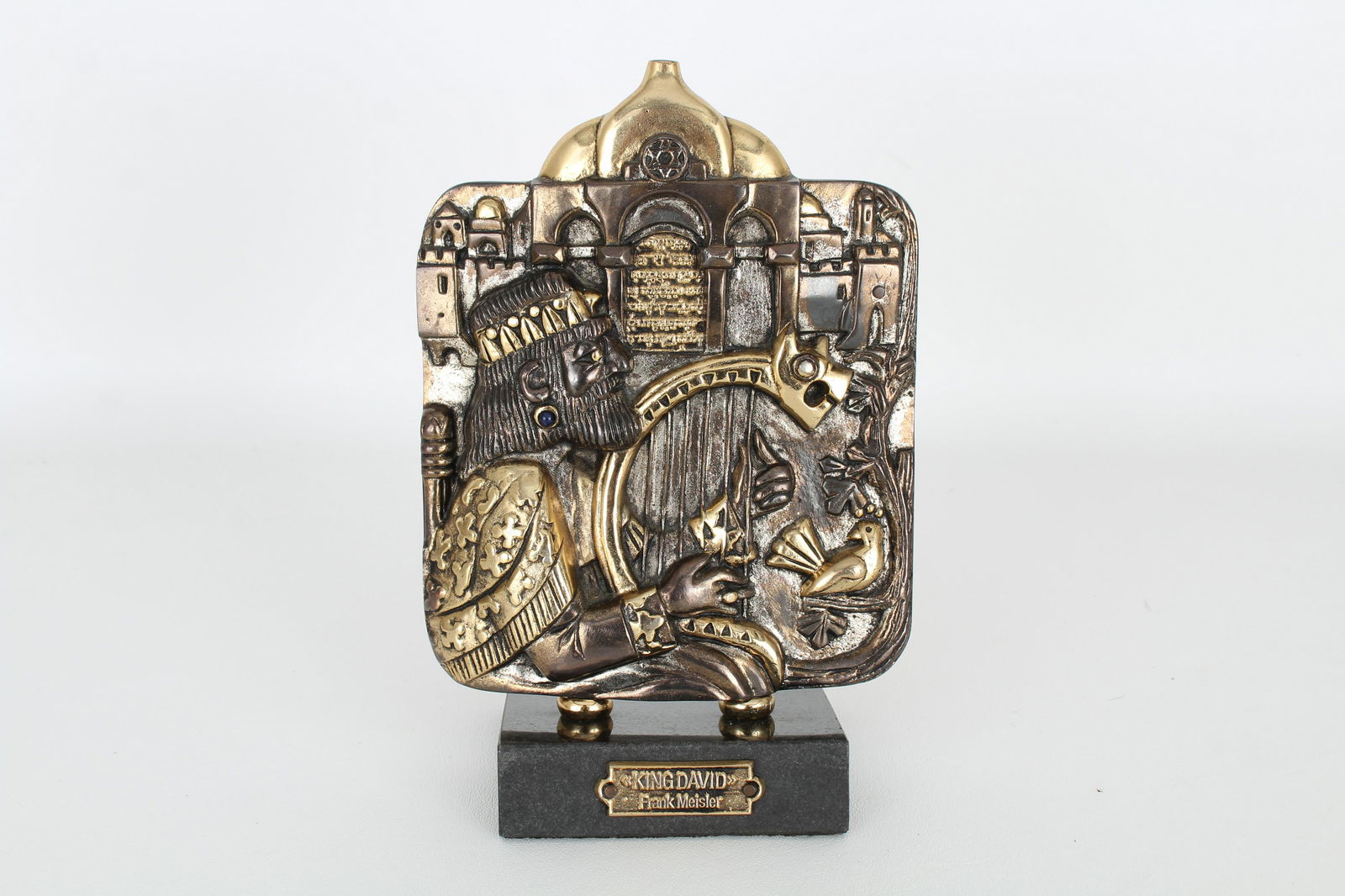 Frank Meisler "King David" Judaica Plaque (1 of 6)