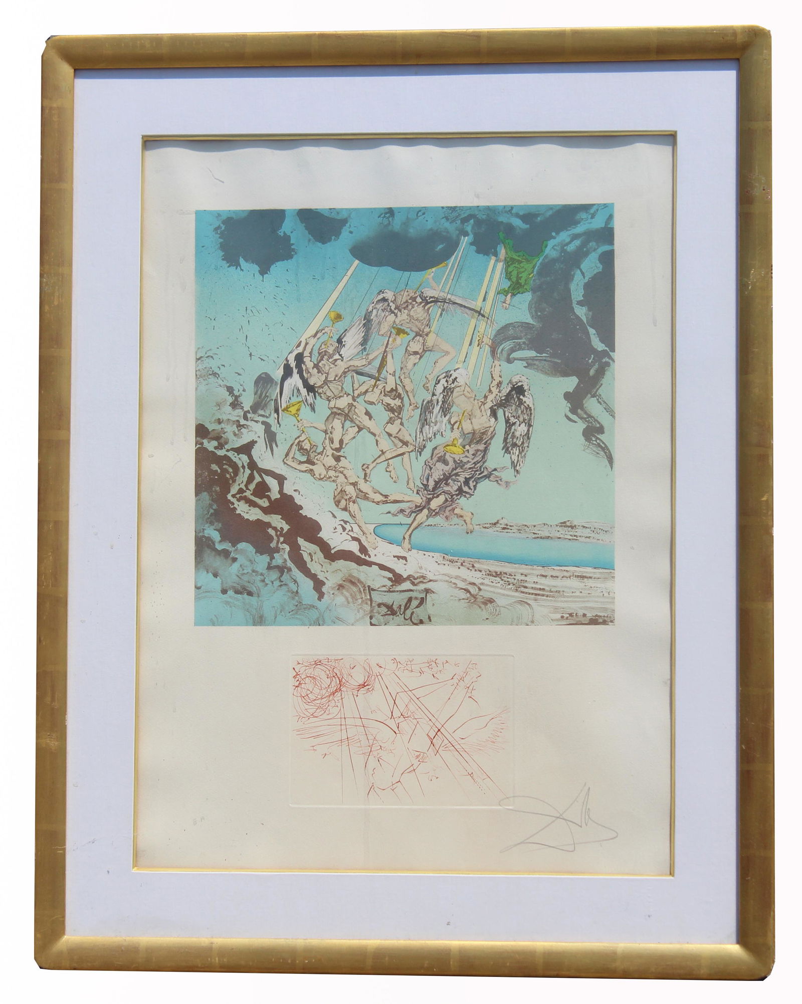Dali "Return of Ulysses", Pencil Signed EA Litho (1 of 4)