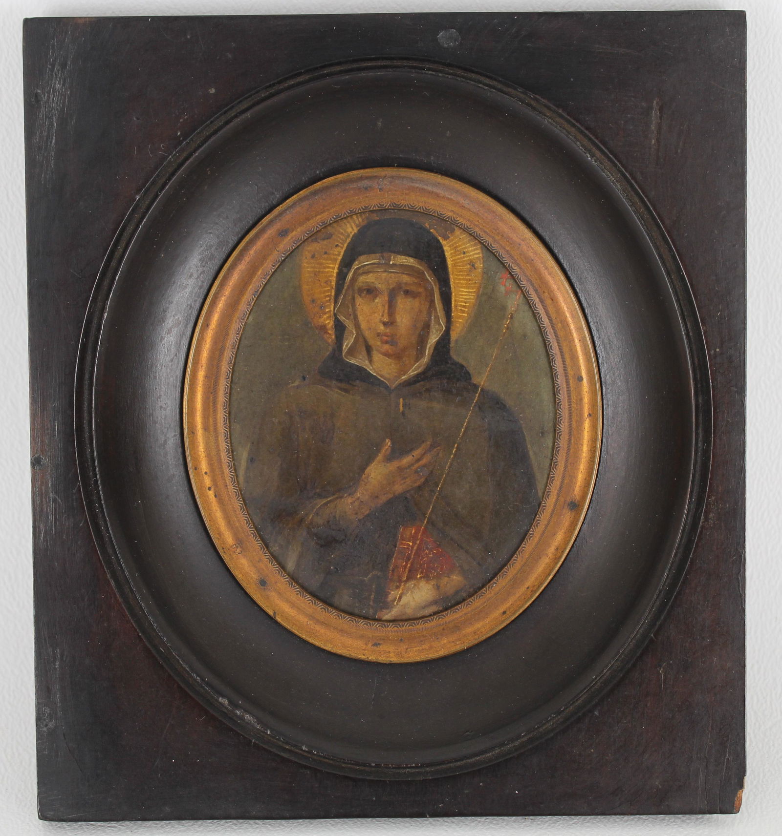 Italian Miniature Portrait of a Saint (1 of 8)
