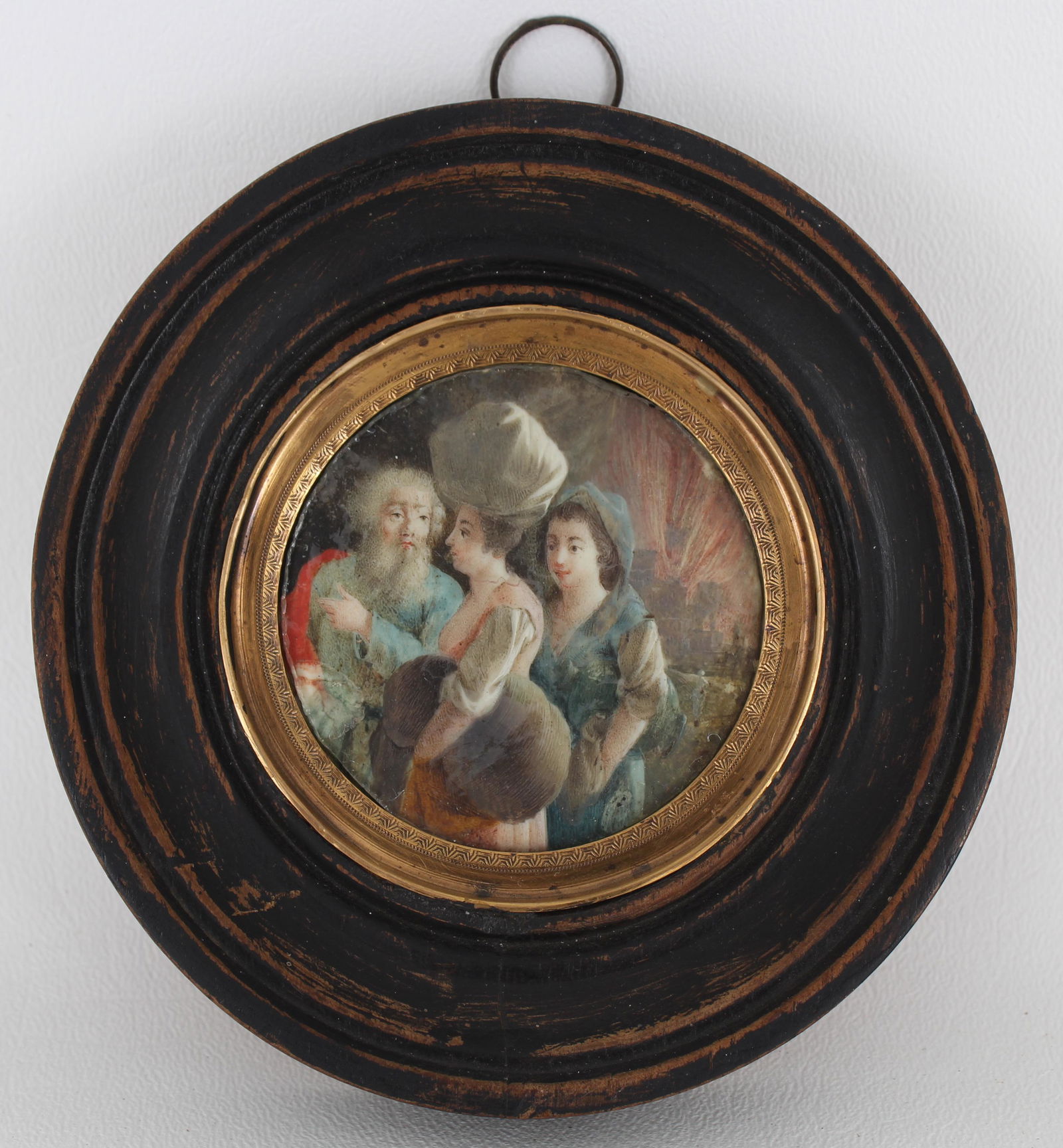 Italian Miniature Portrait Depicting Lot (1 of 4)