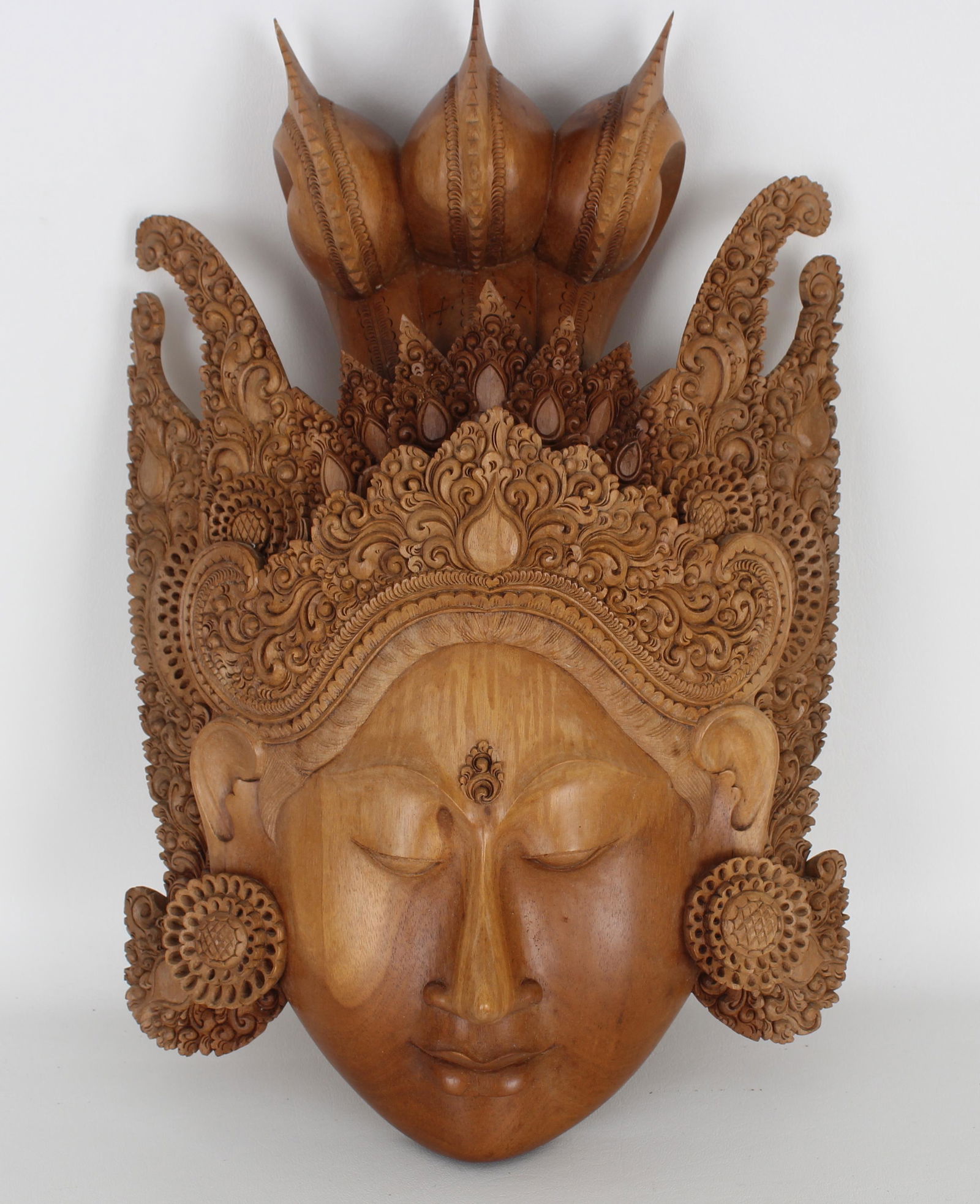 Bali, Suar Wood Carved Mask (1 of 5)