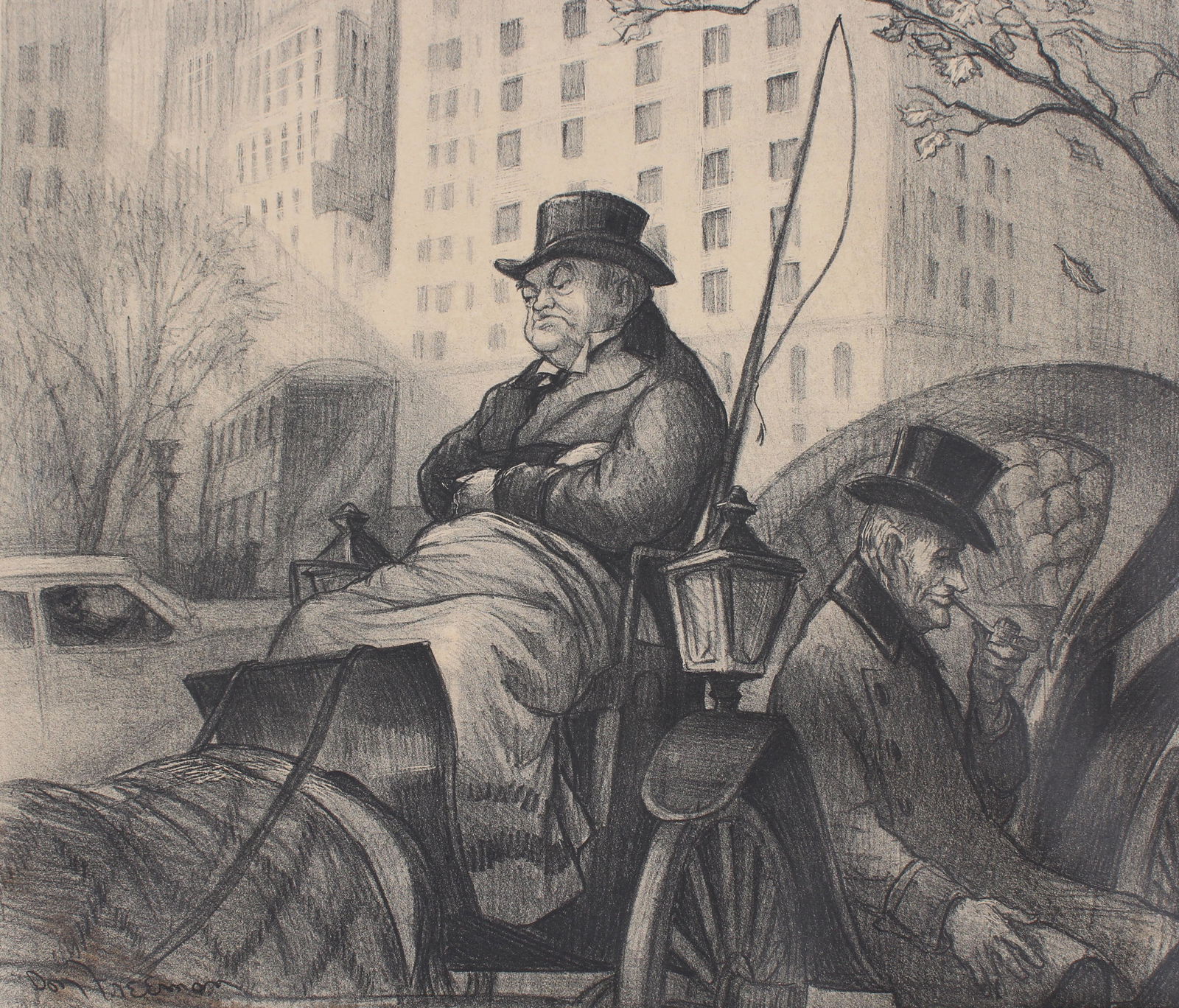 Don Freeman "The Passing Show" Lithograph (1 of 5)