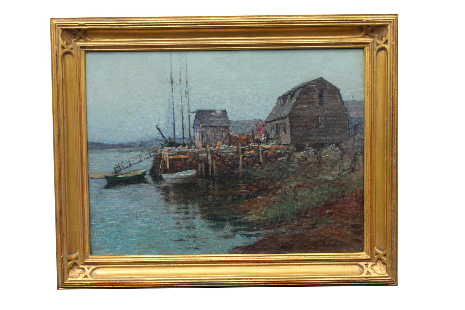 Bertha Menzler-Peyton (1871 - 1947): Bertha Sophia Menzler Dressler Peyton (1871 - 1947) Signed lower right. Oil on Canvas. Sight Size: 11.5 x 15.5 in. Overall Framed Size: 15.5 x 19.5 in.