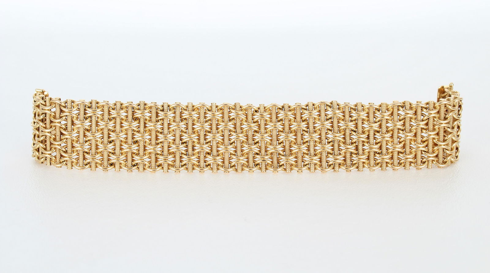18K UnoAErre Gold Rope Ladder Bracelet (1 of 6)