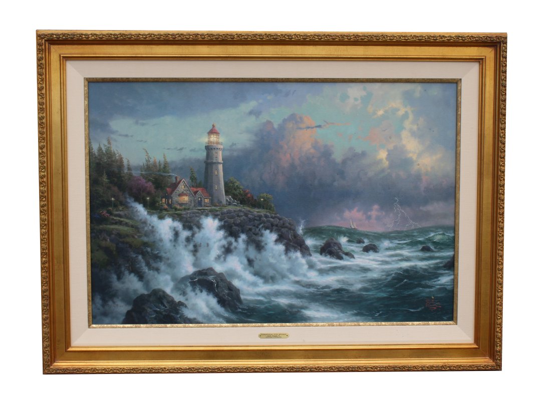 Thomas Kinkade "Conquering the Storms" (1 of 6)
