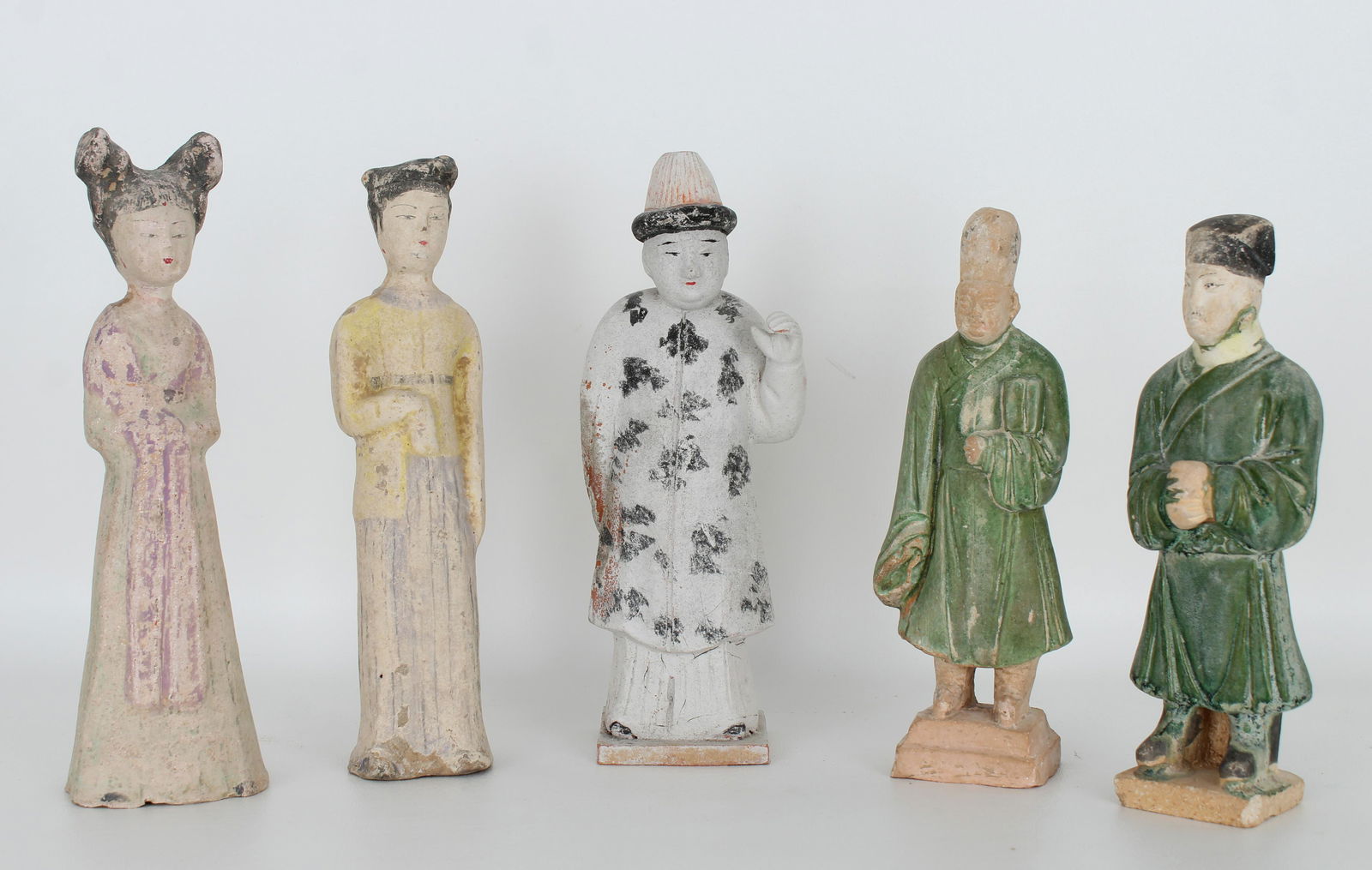 (5) Early Chinese Pottery Figures (1 of 9)