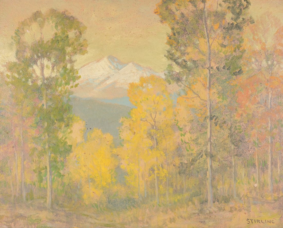 David Stirling (1887 - 1971) Colorado Aspens (1 of 4)