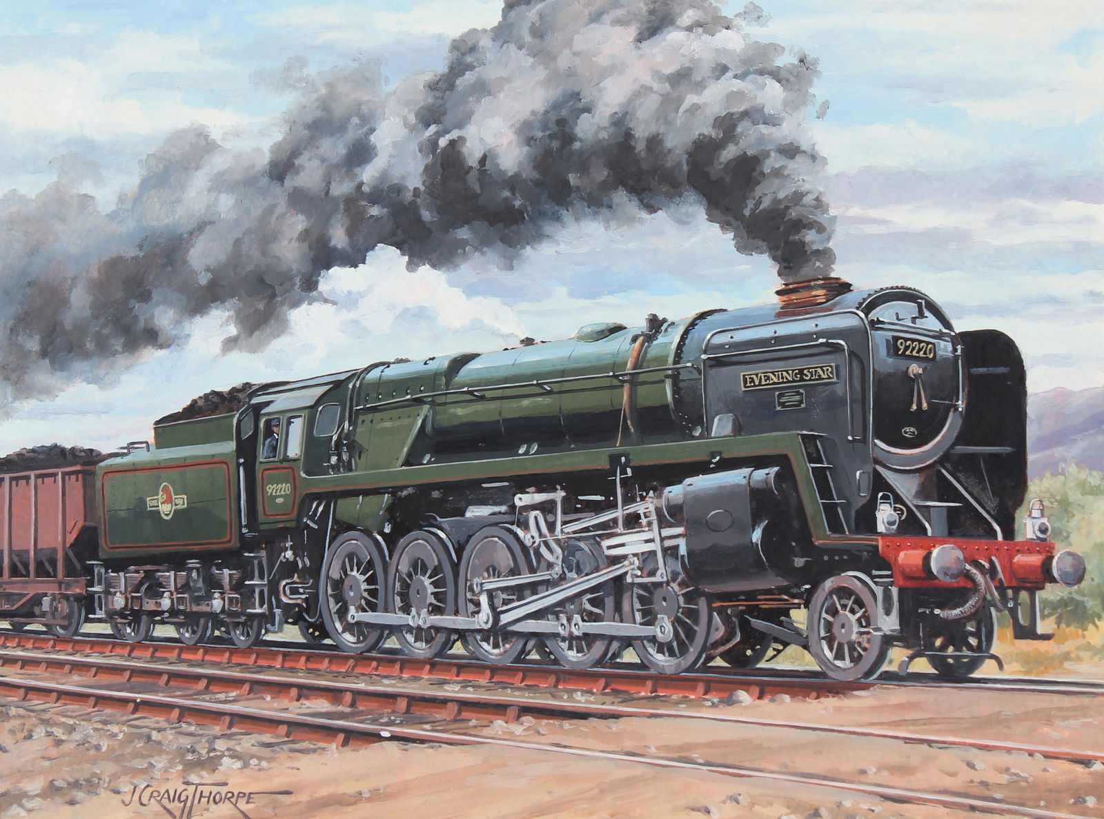 J. Craig Thorpe (B. 1948) British "Evening Star" (1 of 4)