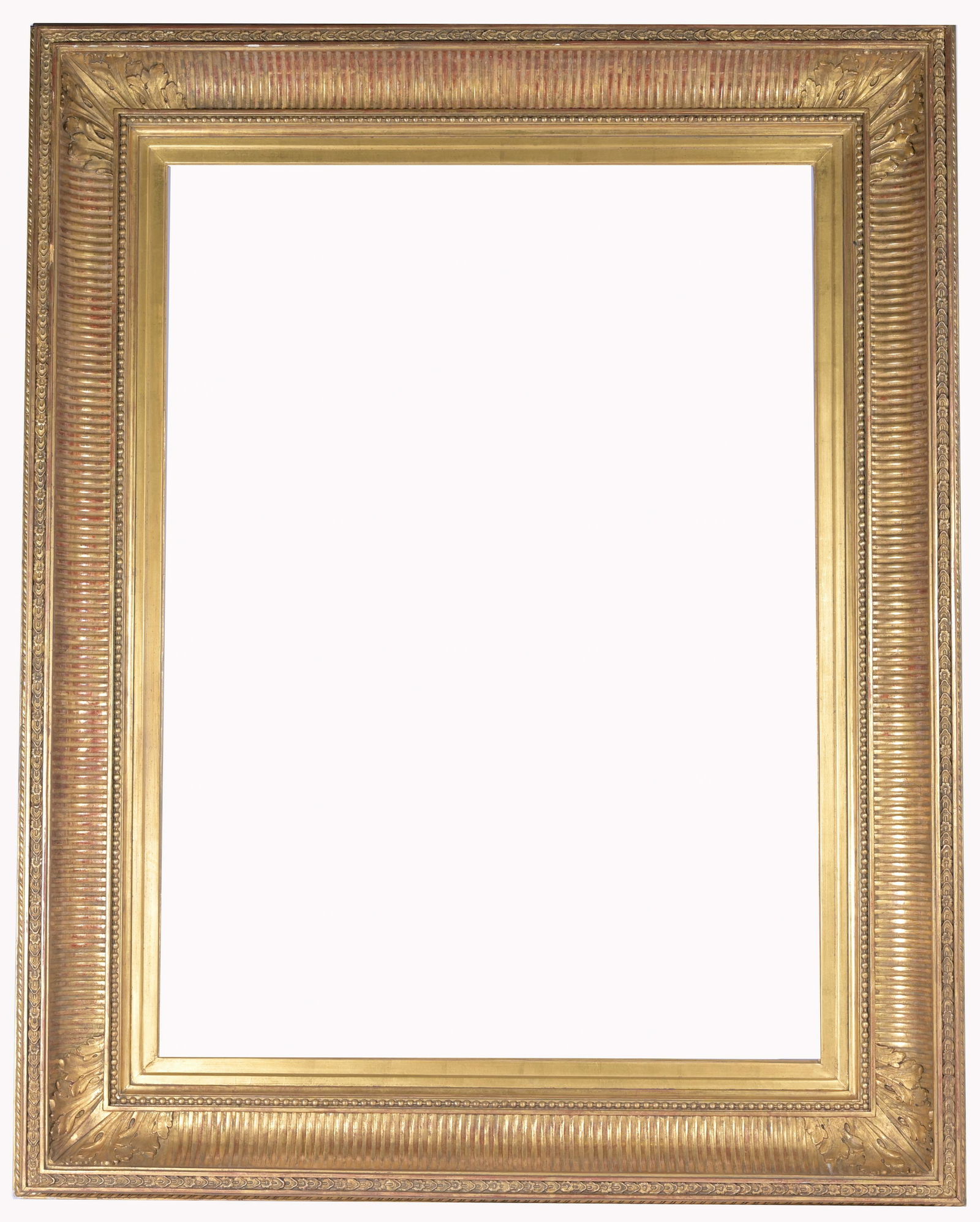 19th C. French School Fluted Cove Frame (1 of 10)
