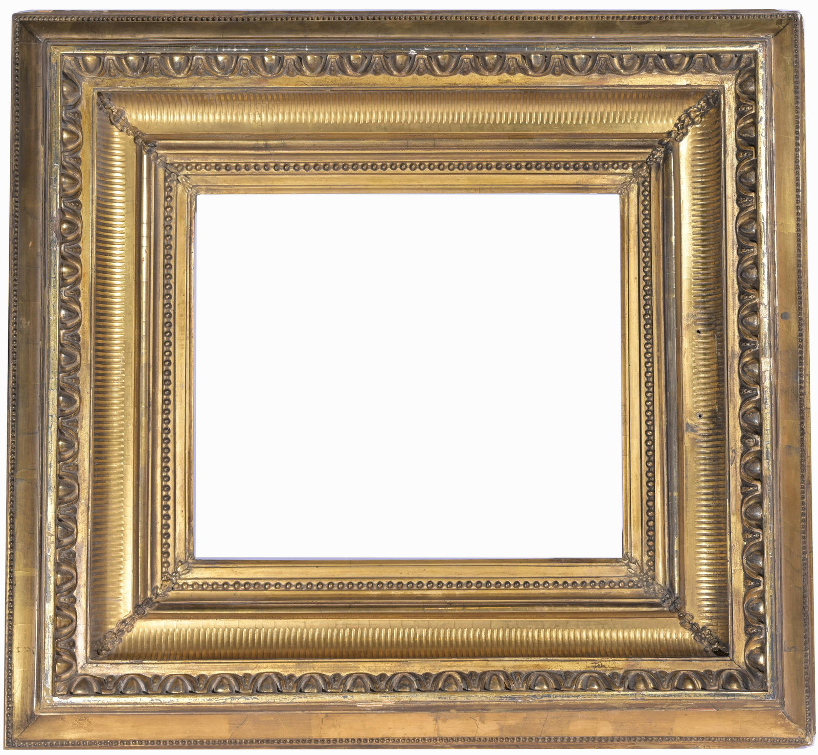 1870's European School Frame: 1870's European School Frame. Having original gallery label verso with $32,000 price tag. Multiple gallery and museum labels verso. Provenance: The historic period frame collection of Eli Wilner. The