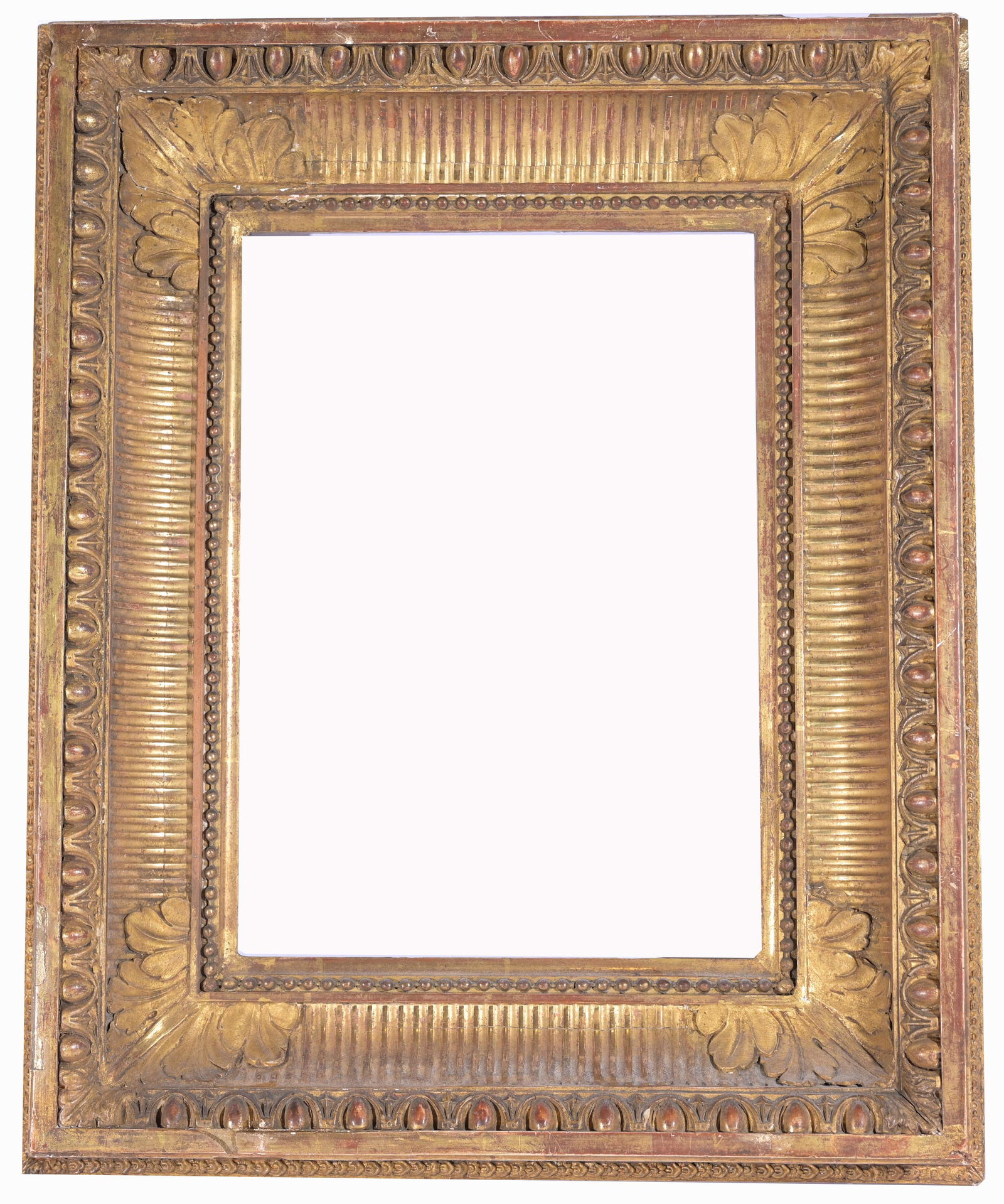 French 1860-1870's Gilt Wood Frame: French 1860-1870's Gilt Wood Frame. Provenance: The historic period frame collection of Eli Wilner. The collection previously included frames adorning 28 paintings on the walls of the White House, as