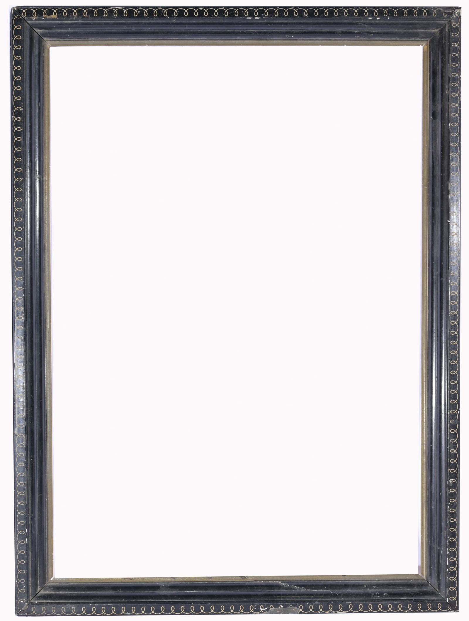 1870's Ebonized Frame: 1870's Ebonized Frame Provenance: The historic period frame collection of Eli Wilner. The collection previously included frames adorning 28 paintings on the walls of the White House, as well as the ha