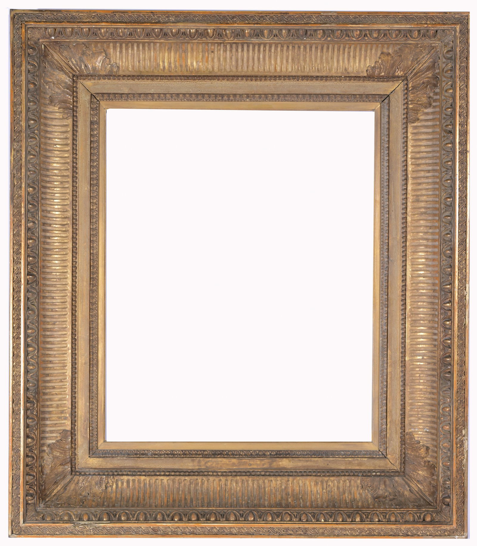 French, 19th century Fluted Cove Frame (1 of 8)