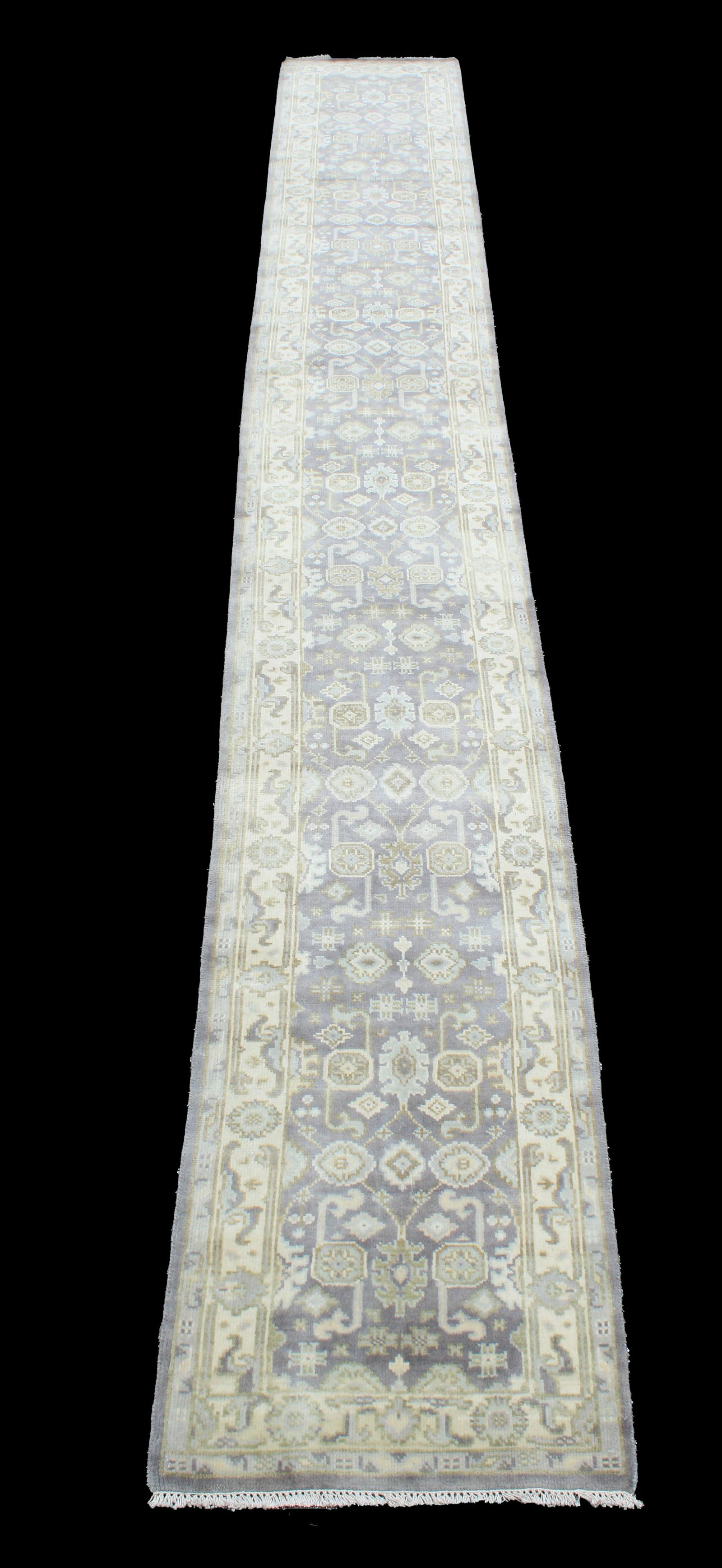 Oushak Hand-Knotted Turkish Design Wool Rug (1 of 9)