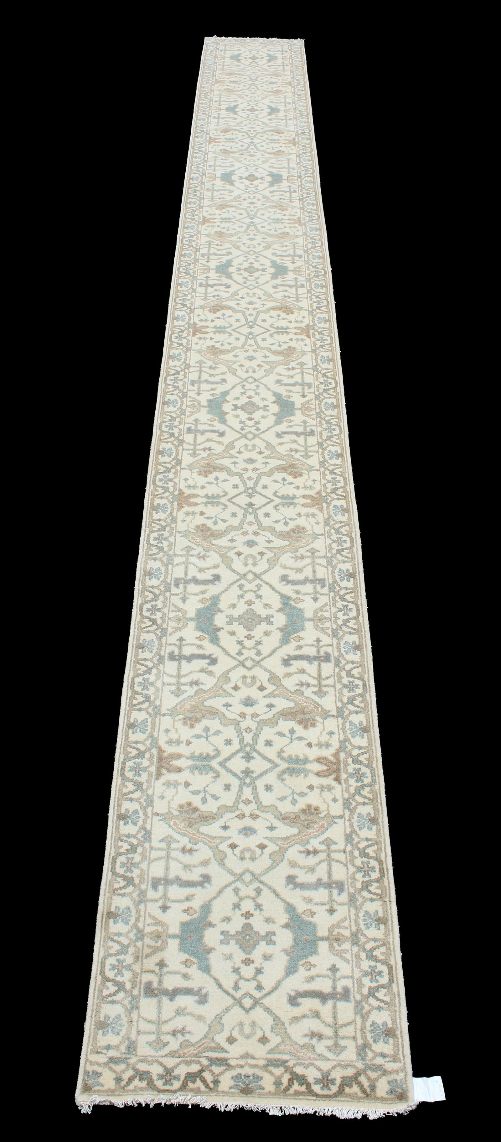 Oushak Hand-Knotted Turkish Design Wool Rug (1 of 12)