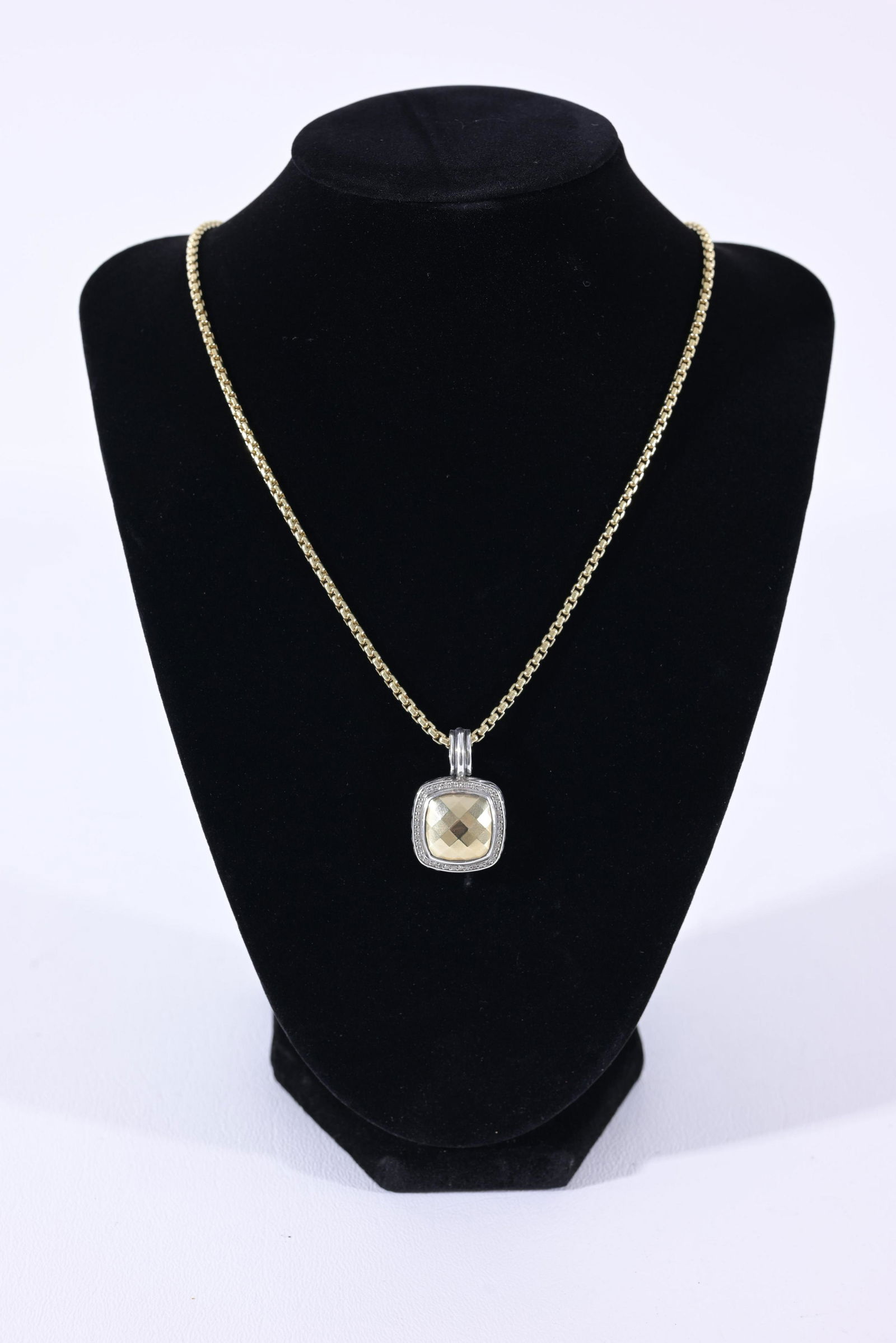 David Yurman Albion 18K Gold Pendant Necklace (1 of 5)