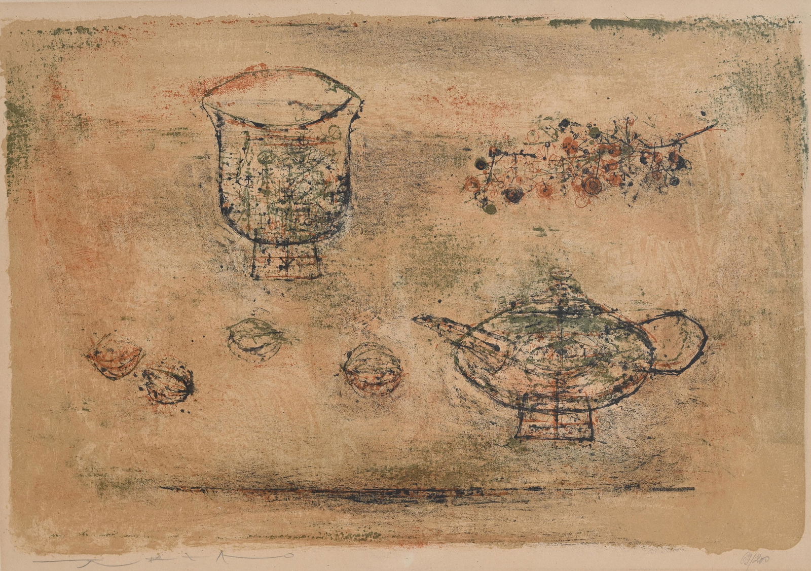 Wou-Ki Zao (1921 - 2013) "La Theiere" (1 of 4)