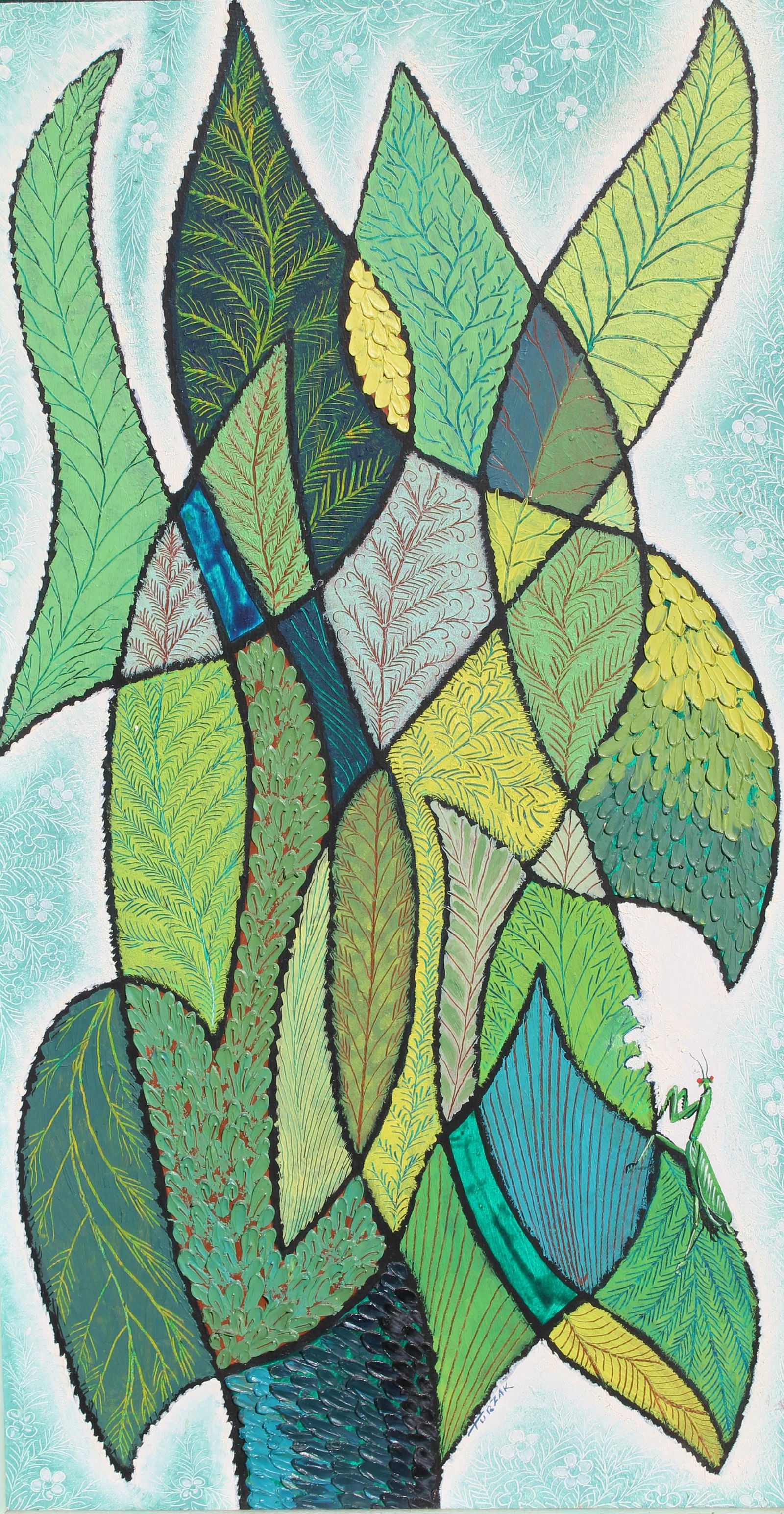 Charles Turzak (1899 - 1986) "Rhapsody of Leaves" (1 of 6)