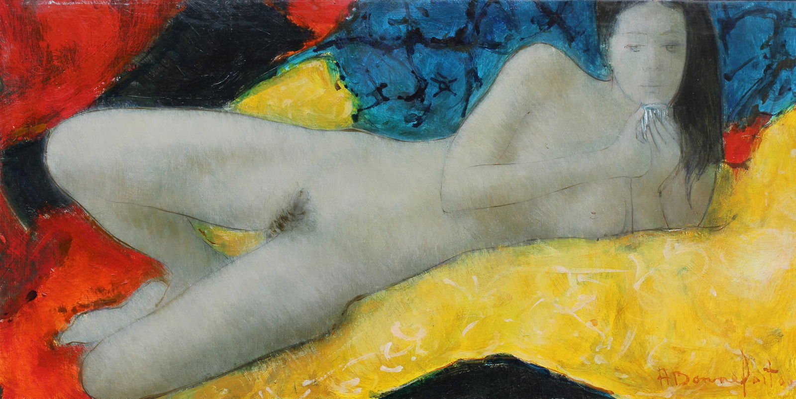 Alain Bonnefoit (French b. 1937) "Tranquilite" (1 of 7)