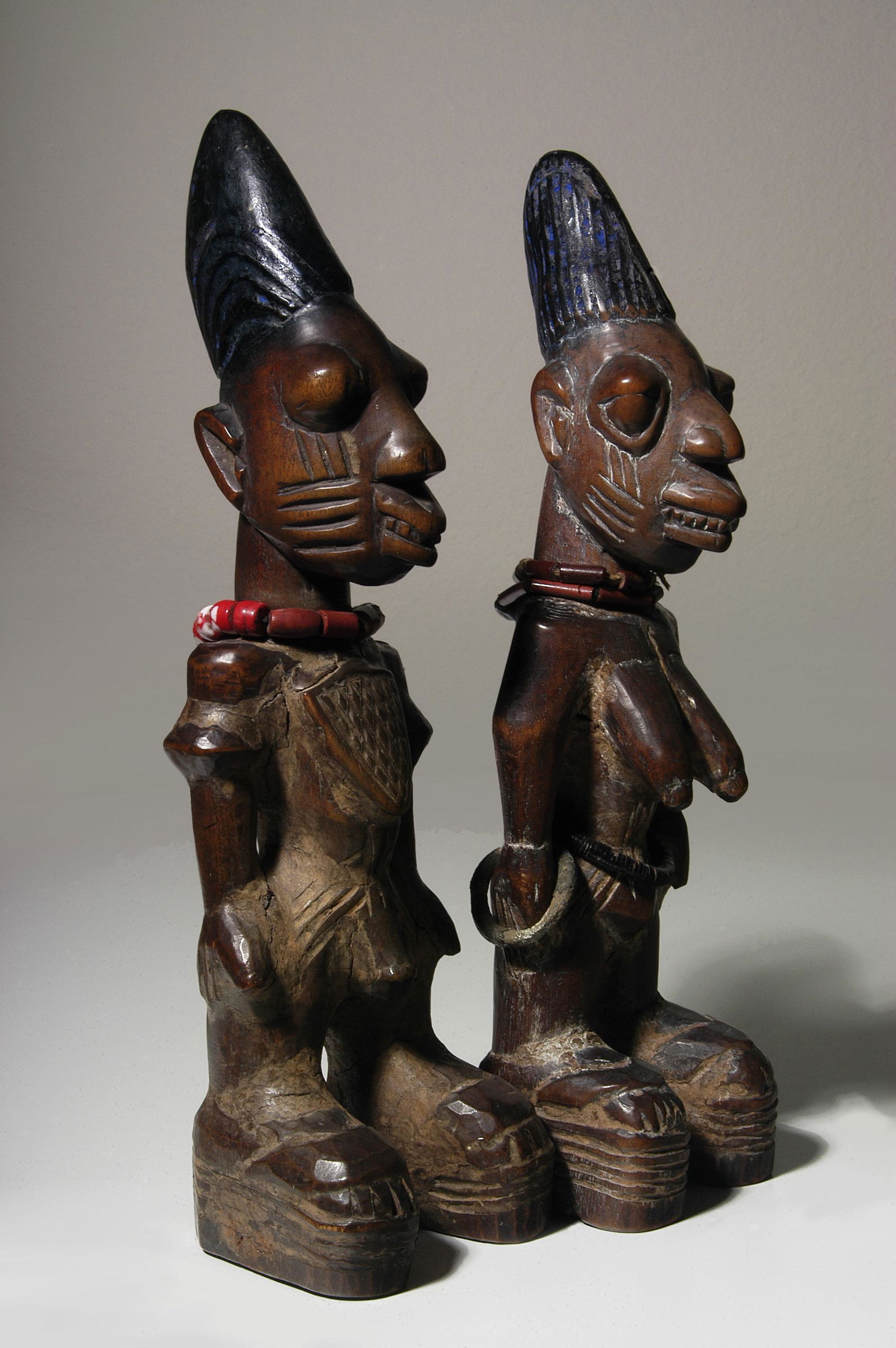 Rare Yoruba Ppl Male and Female Ere Ibeji Set (1 of 5)