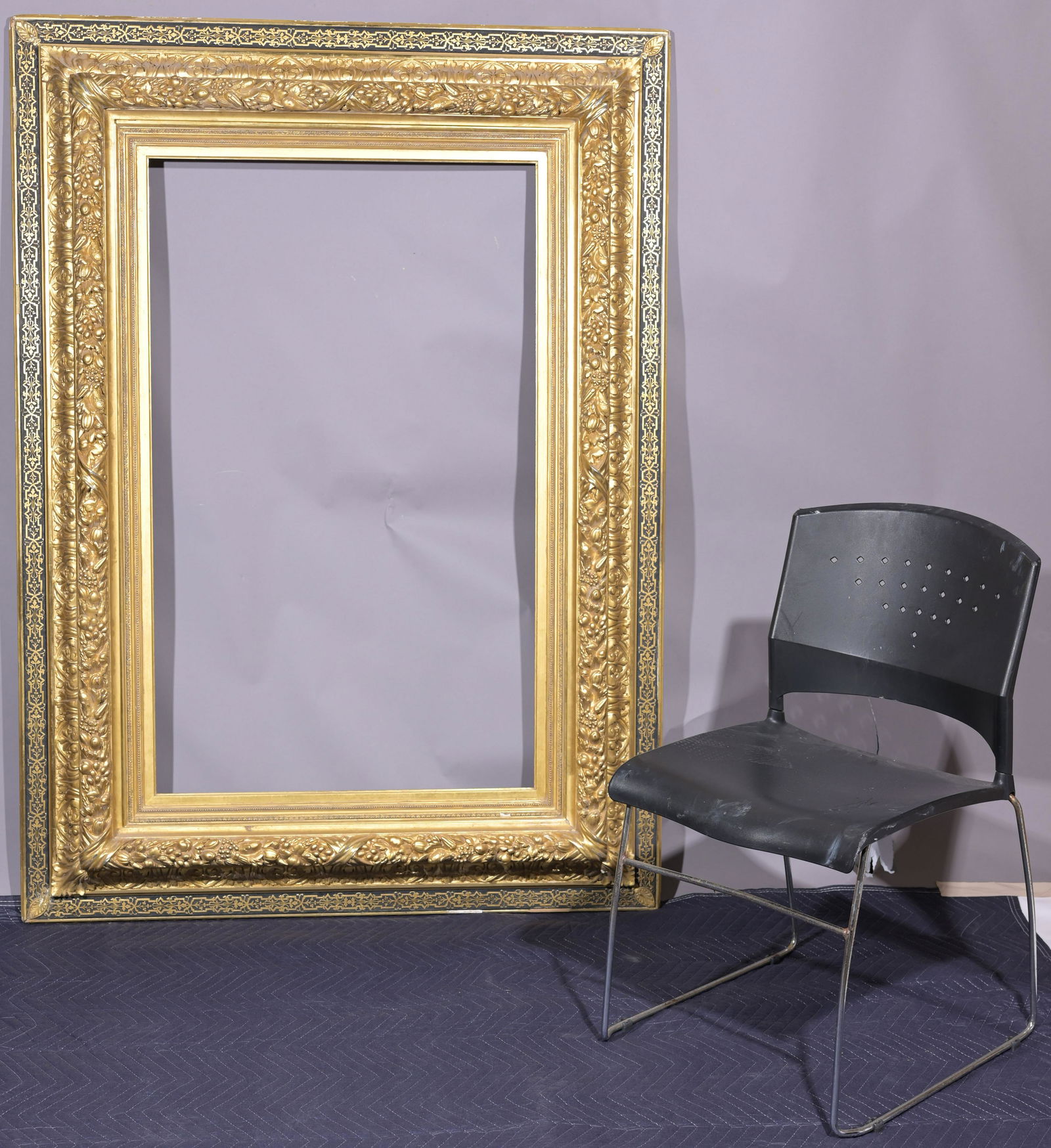 Large French 19th C. Gilt Frame- 45 x 27.5 (1 of 10)