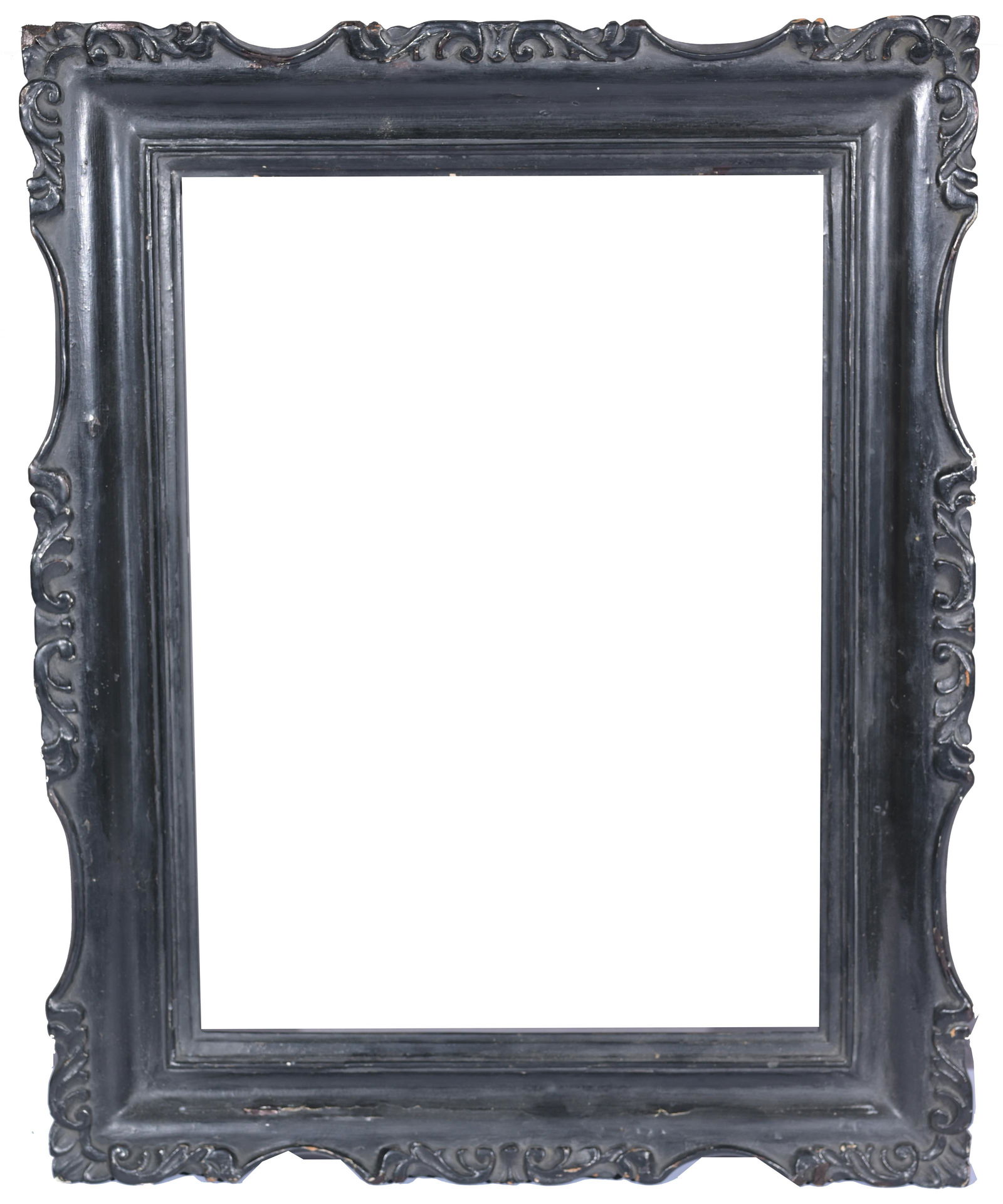 China Trade Ebonized Frame - 14 3/8 x 10.75 (1 of 3)