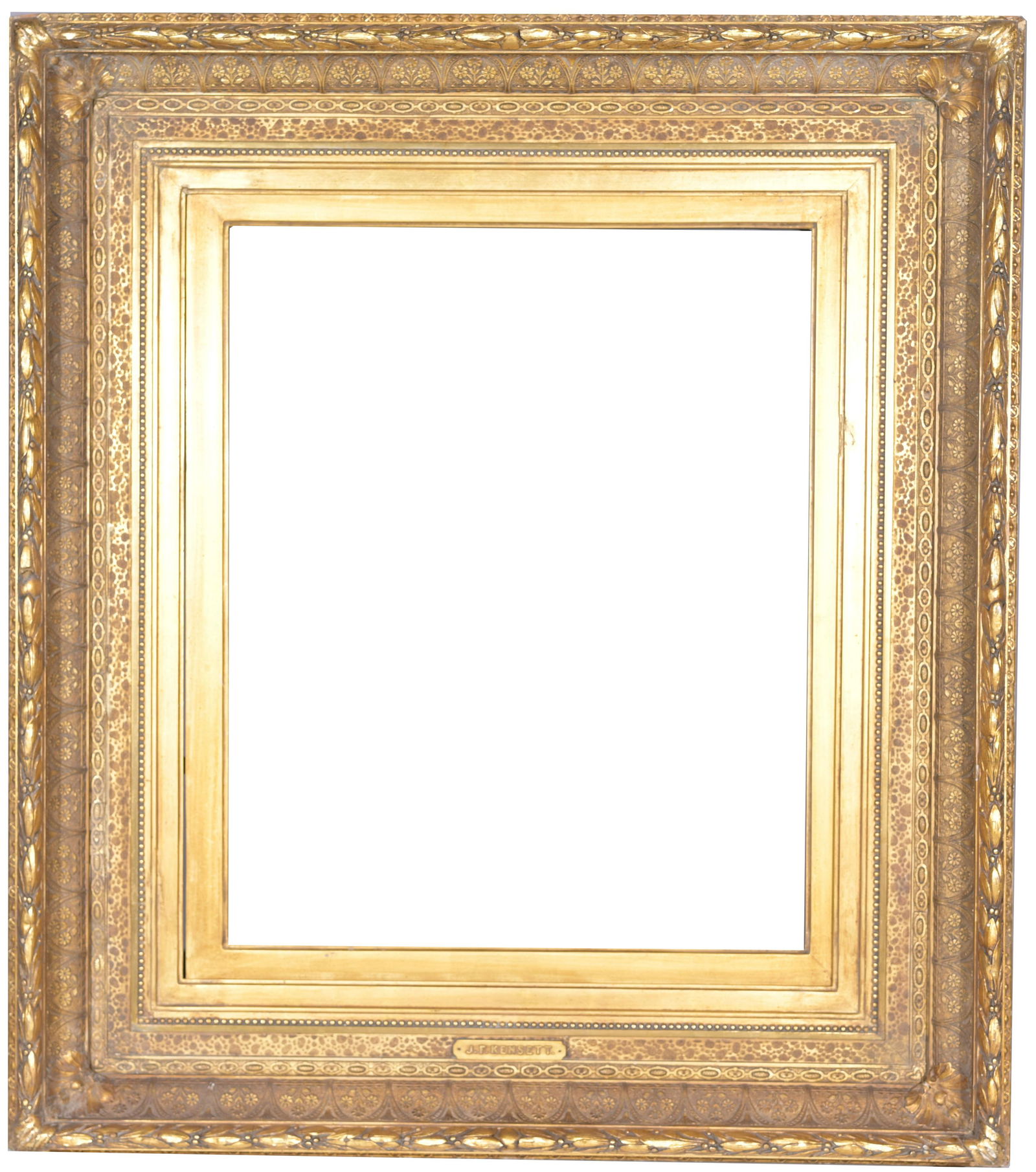 American 1870's Gilt Wood Frame - 21 5/8 x 17 5/8 (1 of 10)