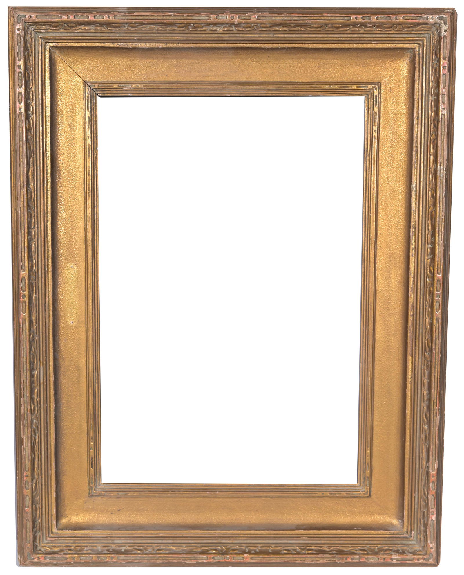 American 1910's Gilt Wood Frame - 16 x 11.25: American 1910's Gilt Wood Frame. Rabbet Size: 16 x 11.25 in. Overall Framed Size: 22.5 x 17.5 in. (AAF 88-185) (46) Provenance: The historic period frame collection of Eli Wilner. The collection previ