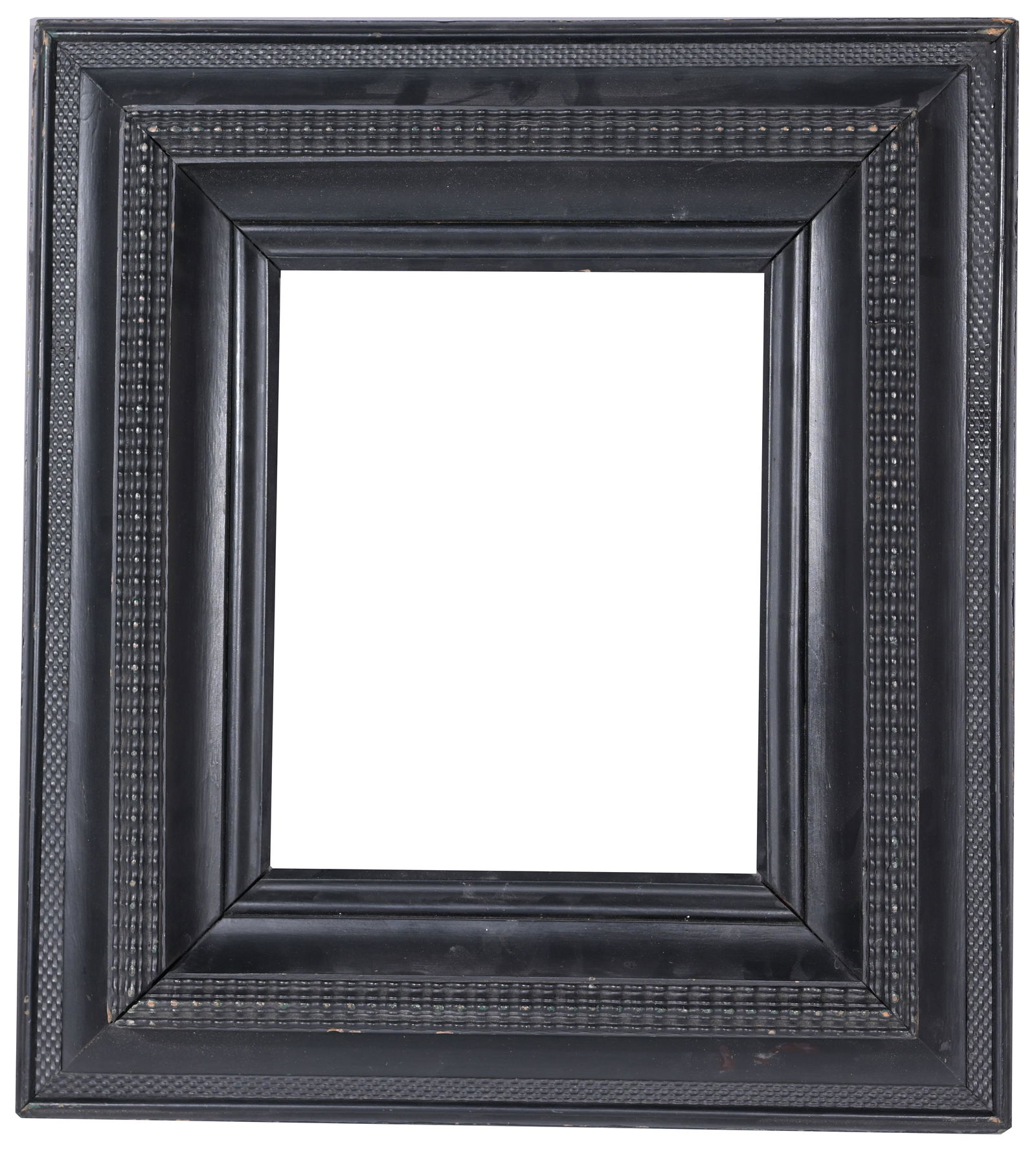 19th C. Dutch Ebonized Frame- 12 1/8 x 9 1/8 (1 of 7)