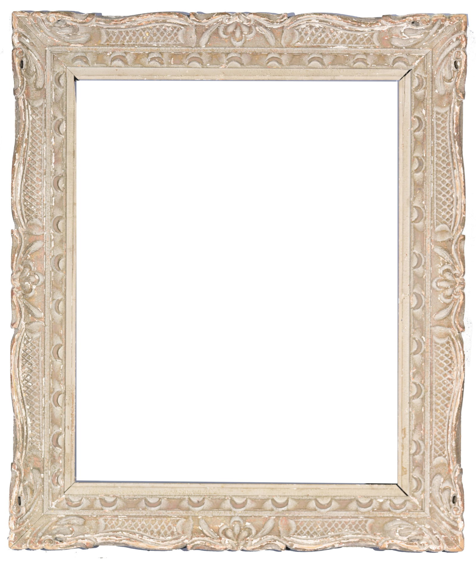 American 1950's Frame - 30 1/8 x 24 1/80: American 1950's Mid century Frame. Rabbet Size: 30 1/8 x 24 1/8 in. Overall Framed Size: 39 x 33 in. (97-46) (60) Provenance: The historic period frame collection of Eli Wilner. The collection previou