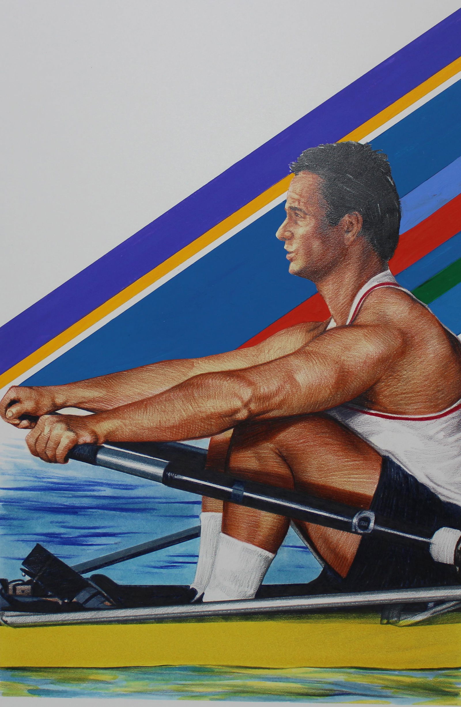 Chris Calle (B. 1961) "Rowing" (1 of 6)
