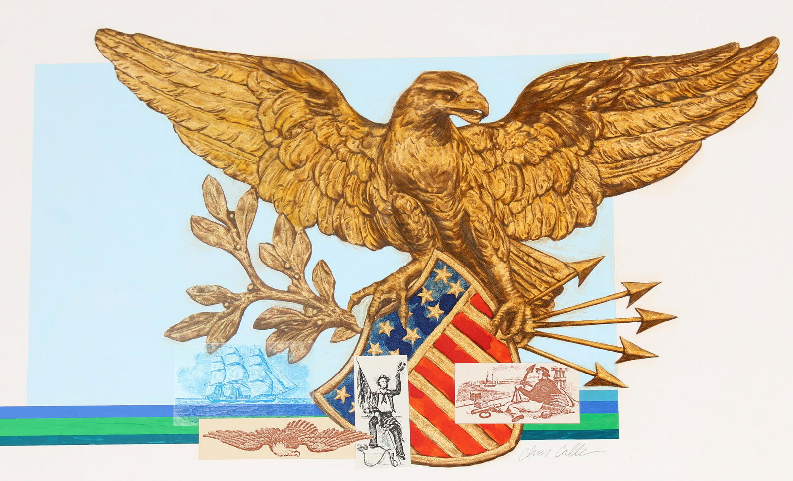 Chris Calle (B. 1961) "Wood Carvings" (1 of 4)