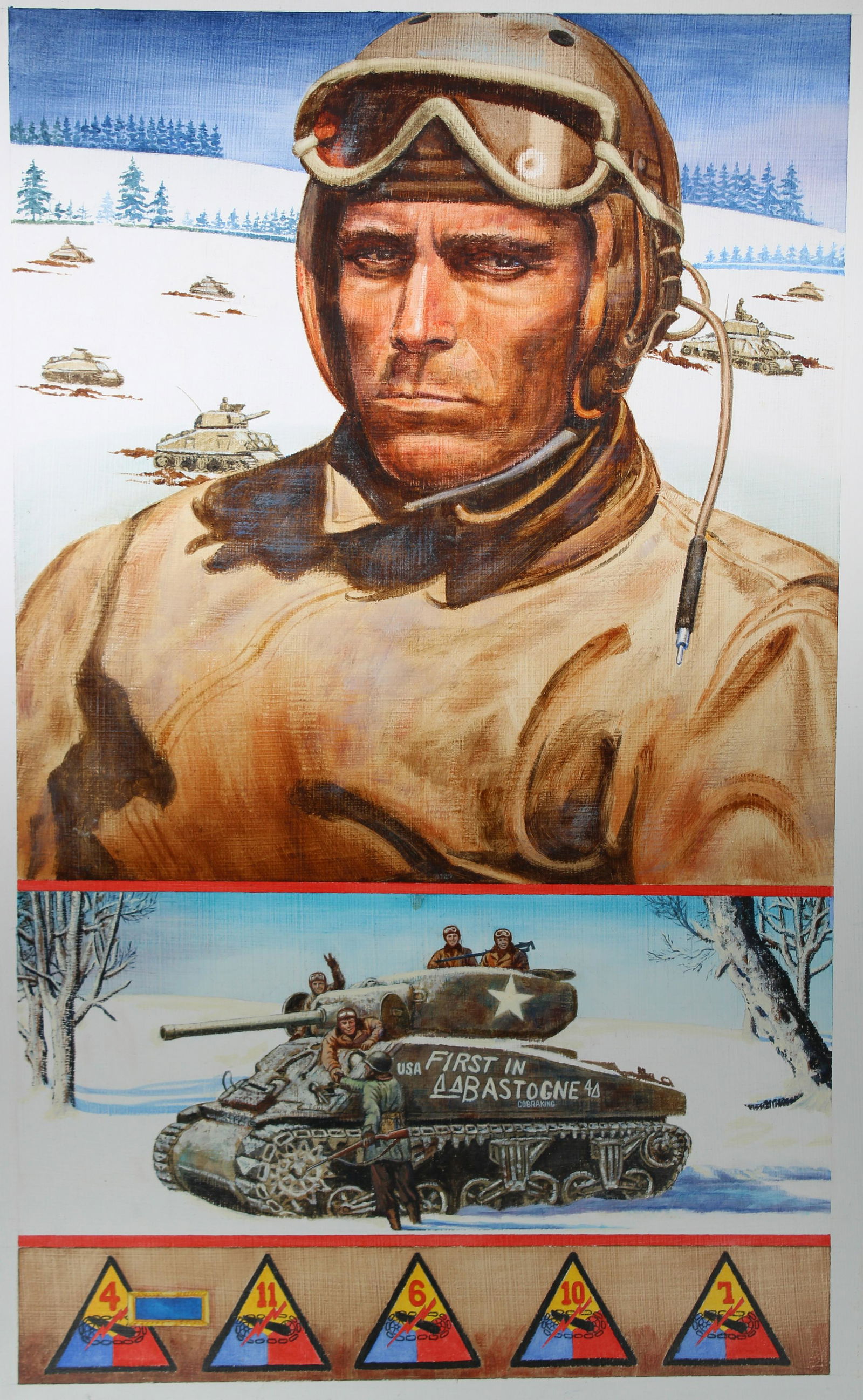 David K. Stone (1922 - 2001) "Battle of the Bulge" (1 of 5)