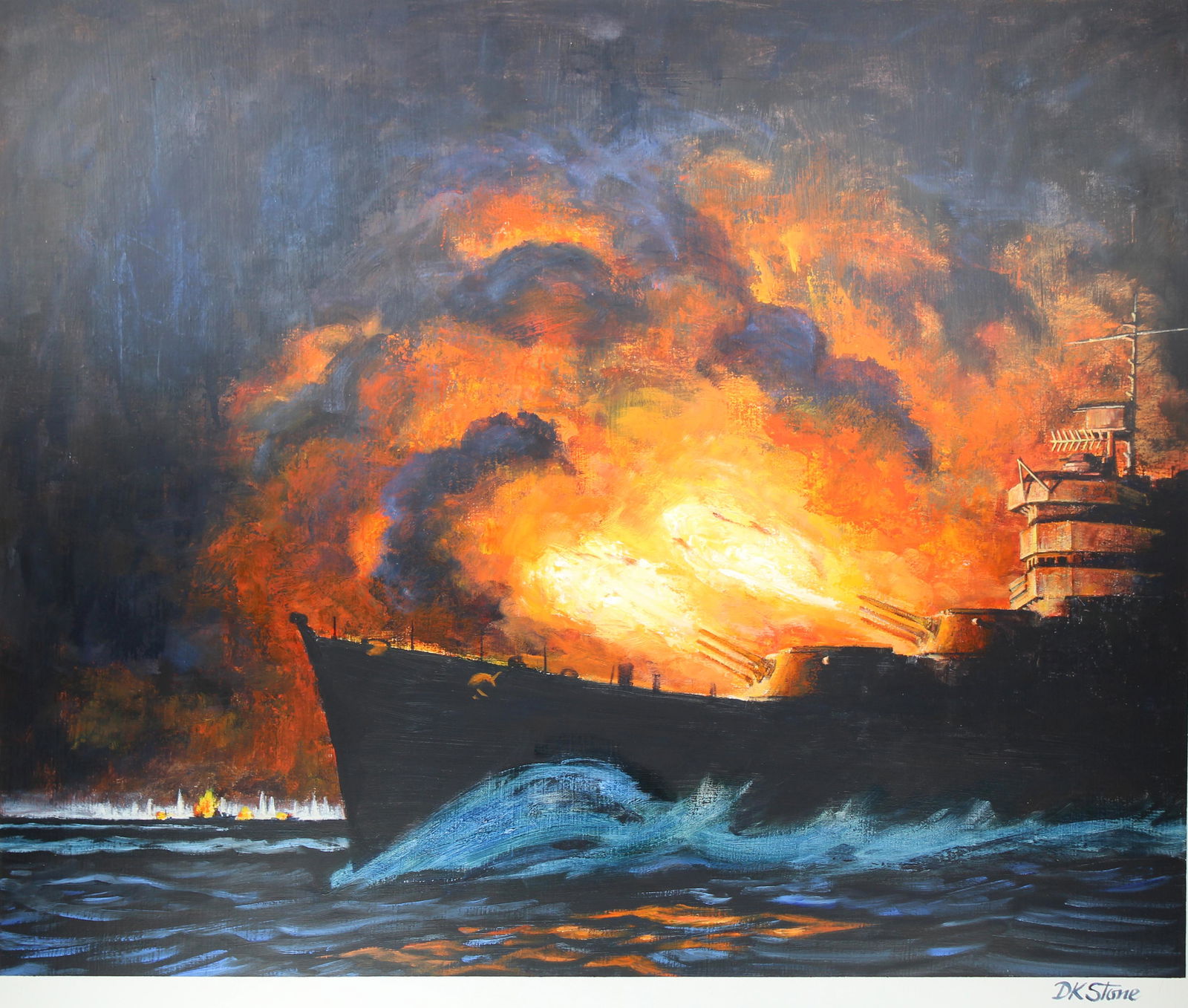 David K. Stone (1922 - 2001) "Cape Esperance" Oil (1 of 5)